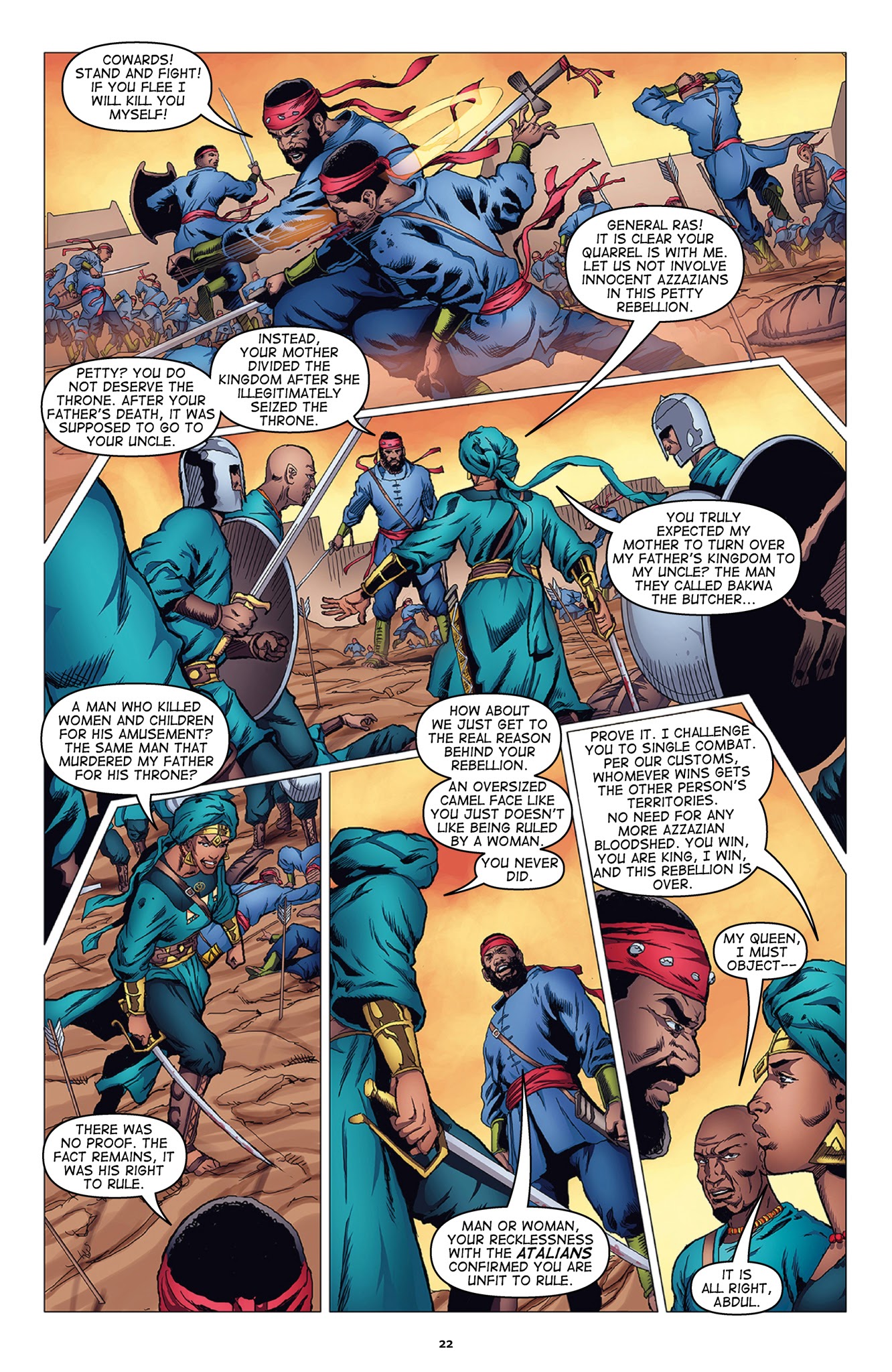 Read online Malika: Warrior Queen comic -  Issue # TPB 1 (Part 1) - 24