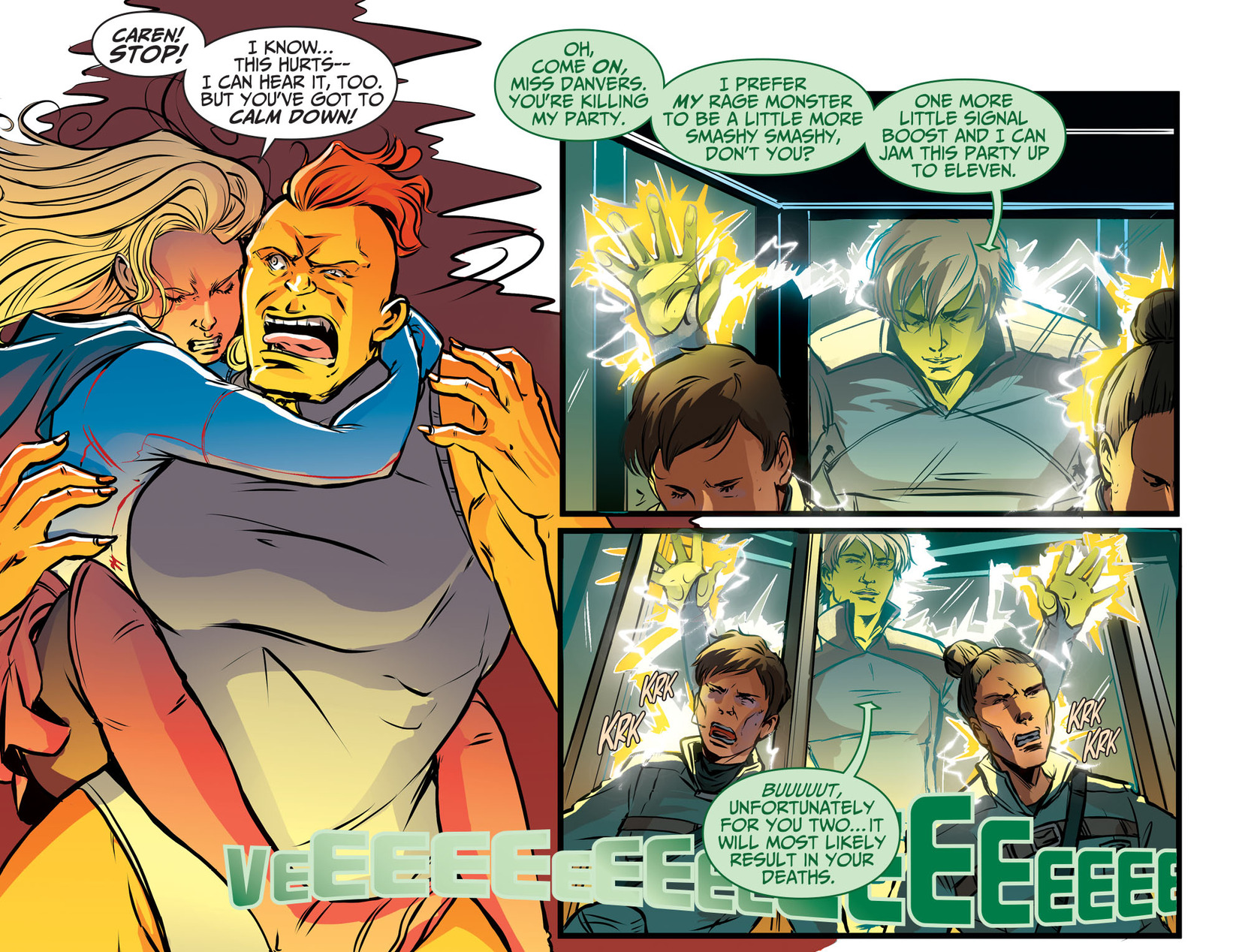 Read online Adventures of Supergirl comic -  Issue #12 - 12