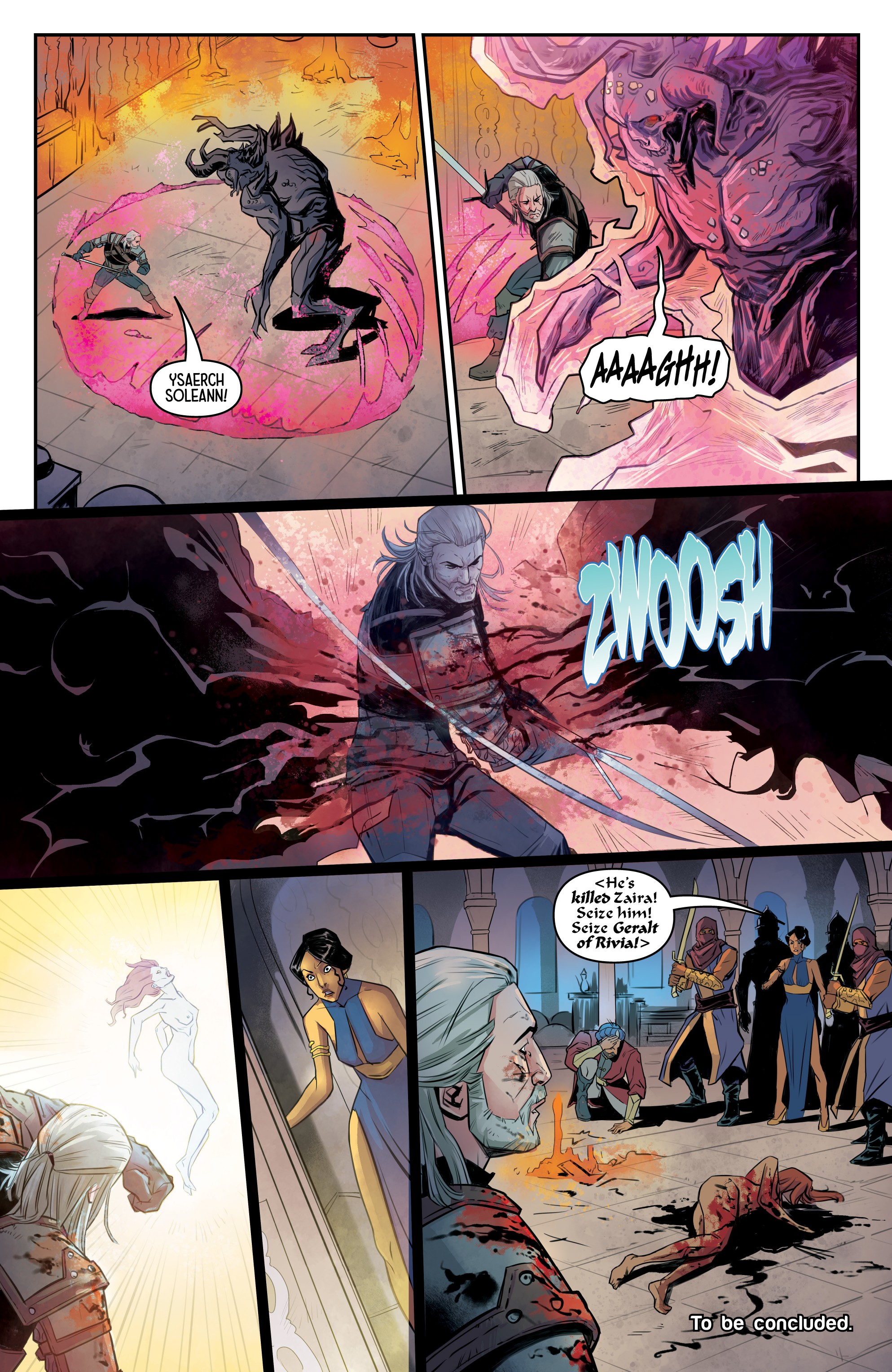 Read online The Witcher: Of Flesh and Flame comic -  Issue #3 - 26