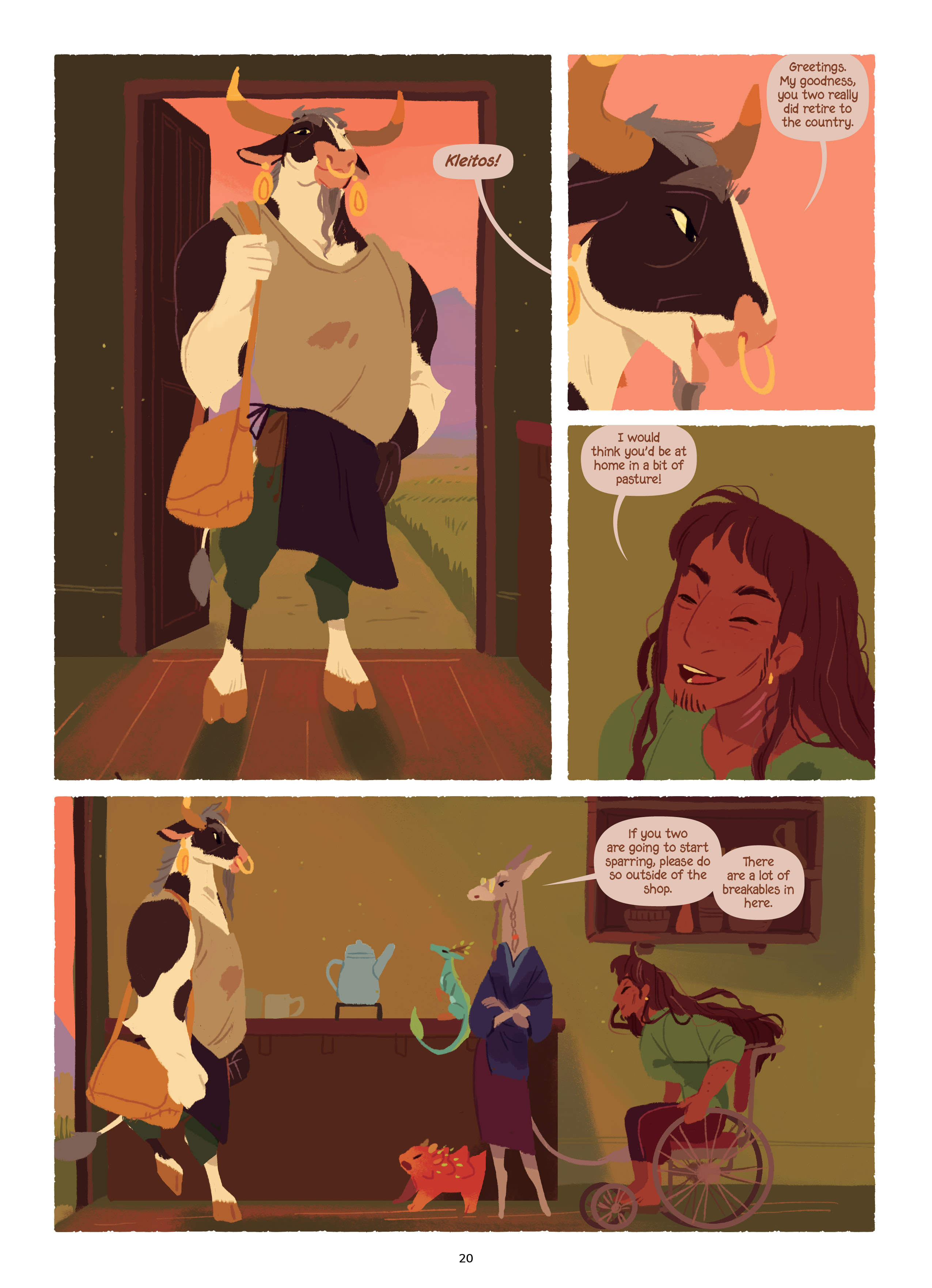 Read online The Tea Dragon Series comic -  Issue # The Tea Dragon Tapestry - 21