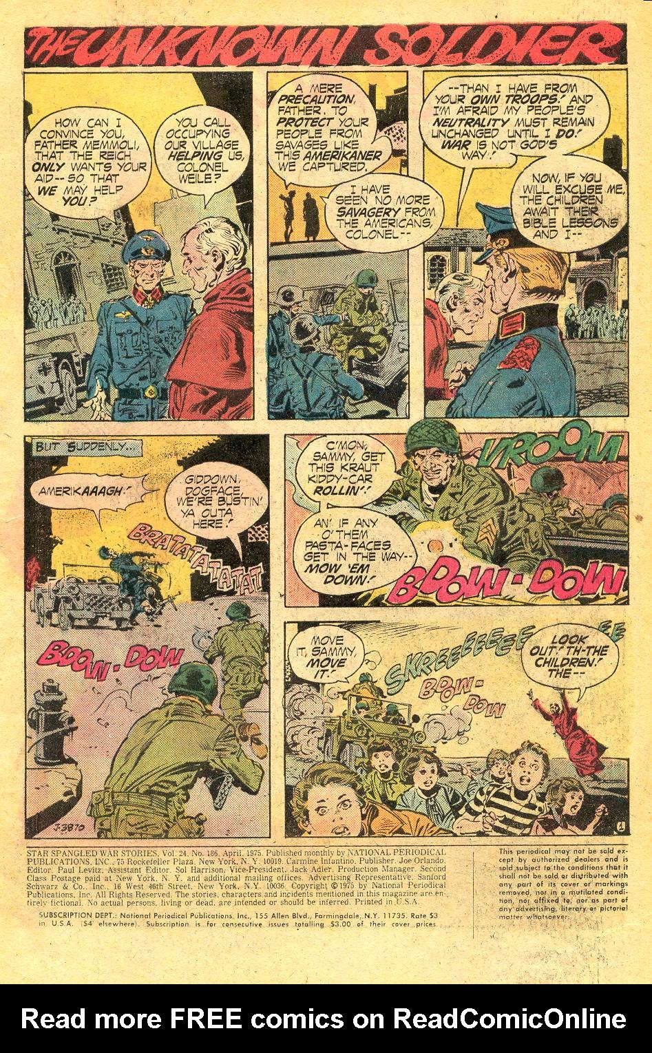 Read online Star Spangled War Stories (1952) comic -  Issue #186 - 2