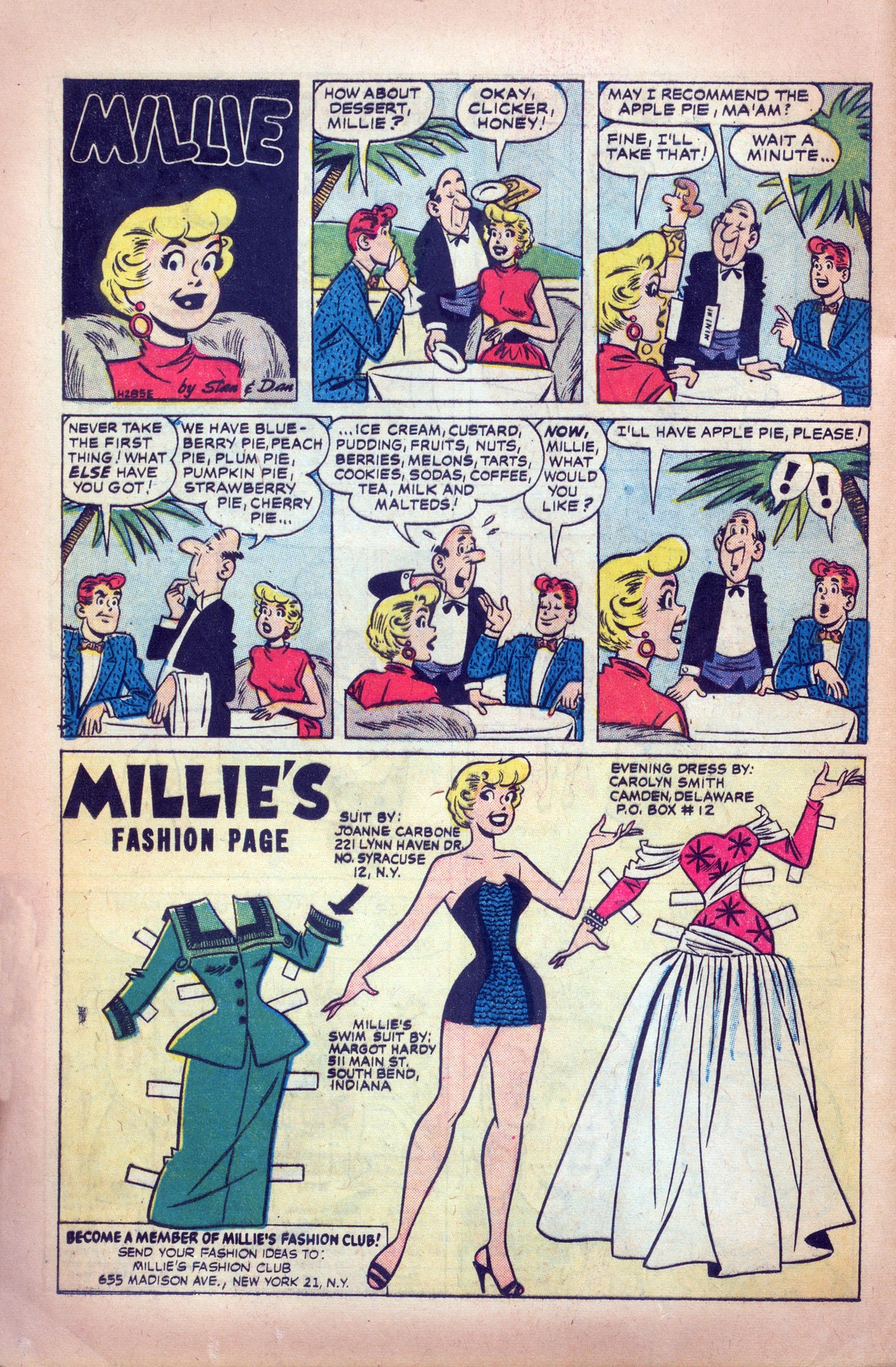 Read online Millie the Model comic -  Issue #67 - 24