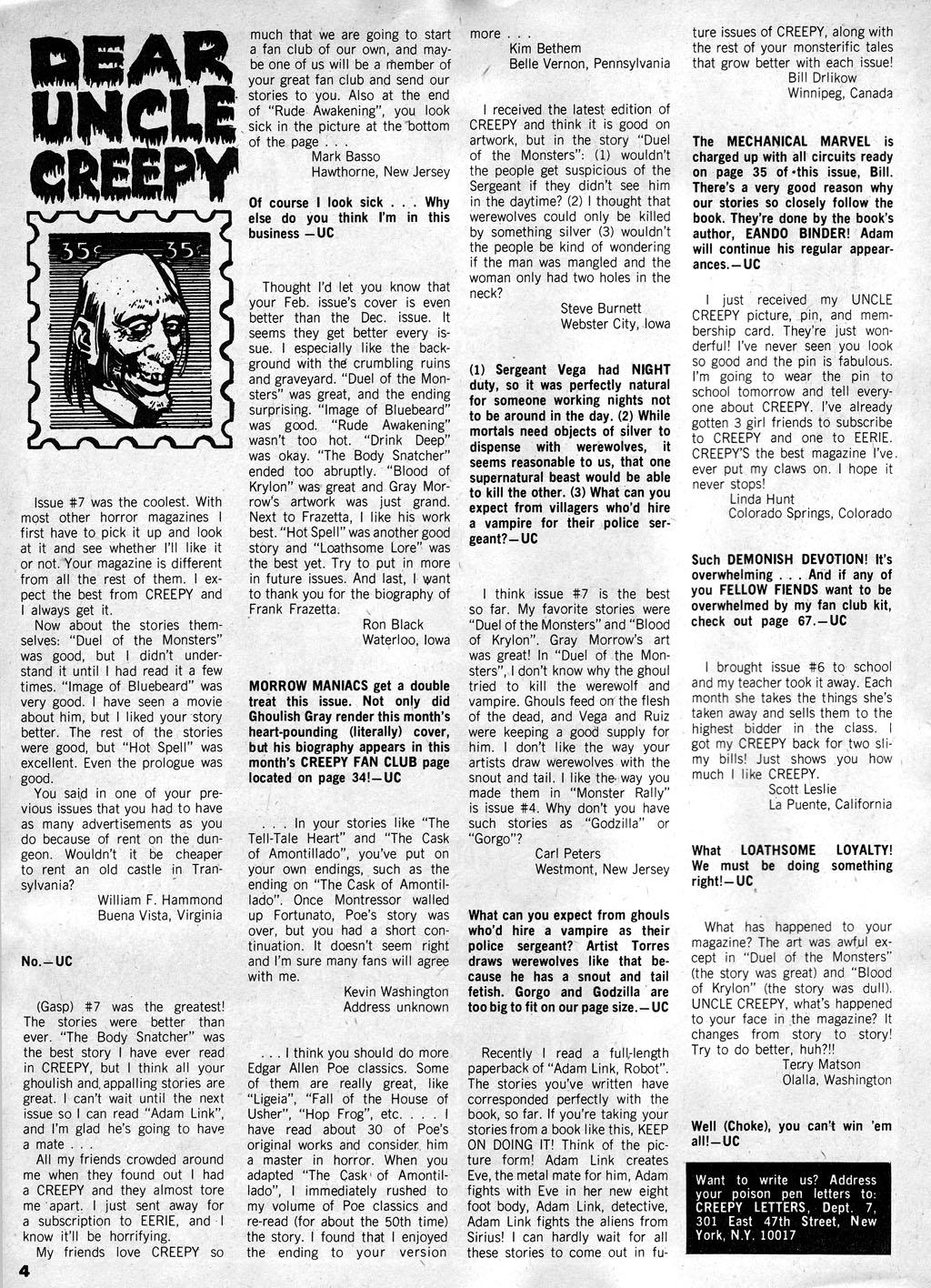 Read online Creepy (1964) comic -  Issue #8 - 4