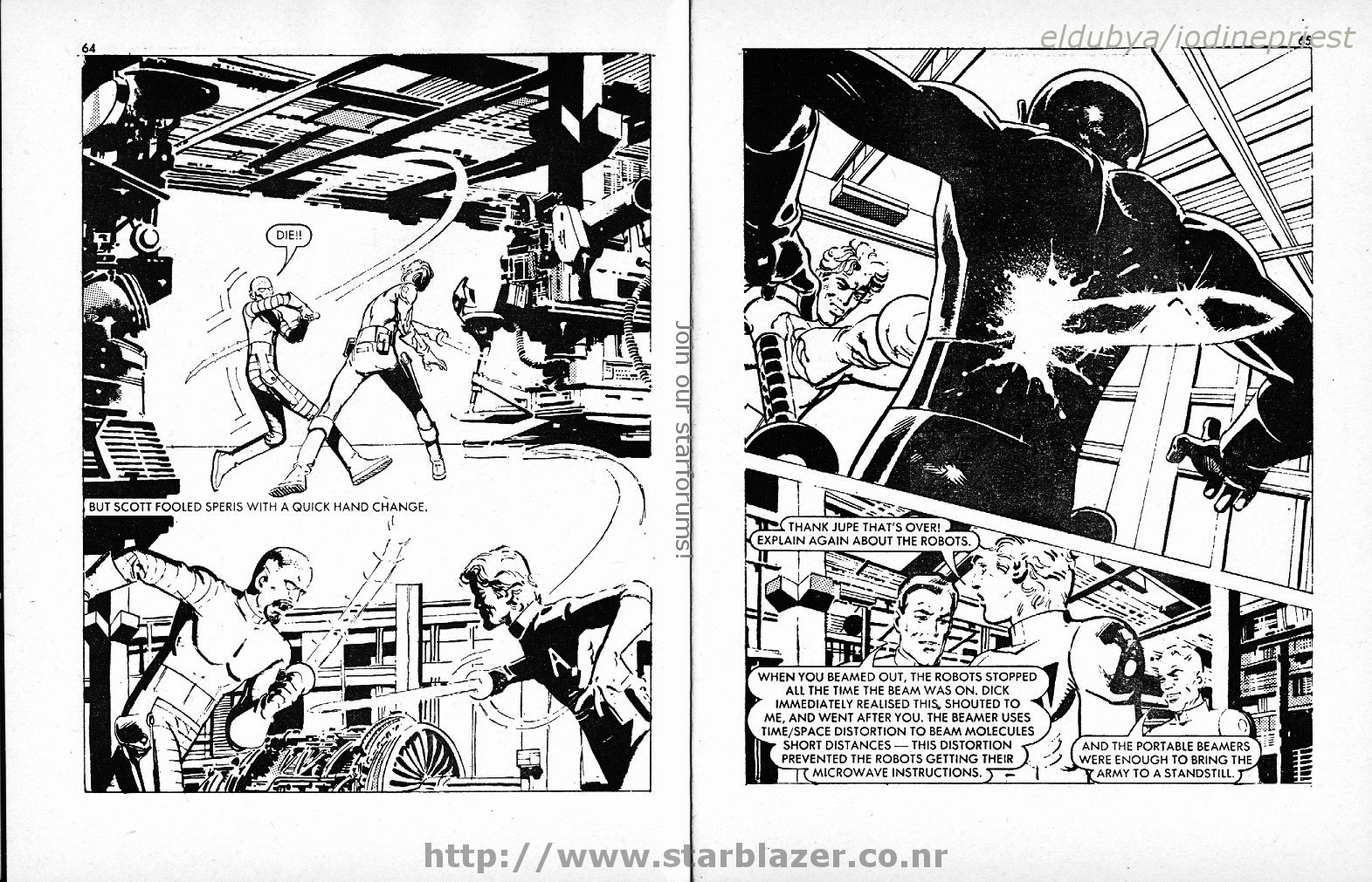 Read online Starblazer comic -  Issue #135 - 34