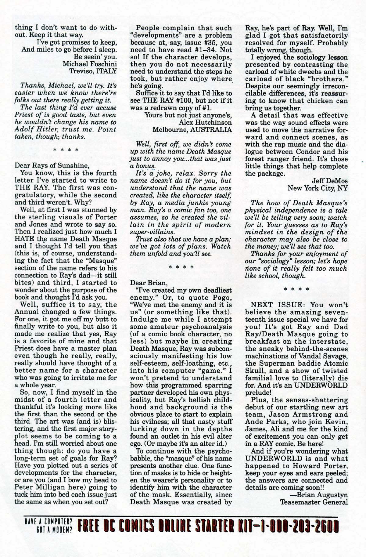Read online The Ray (1994) comic -  Issue #16 - 27