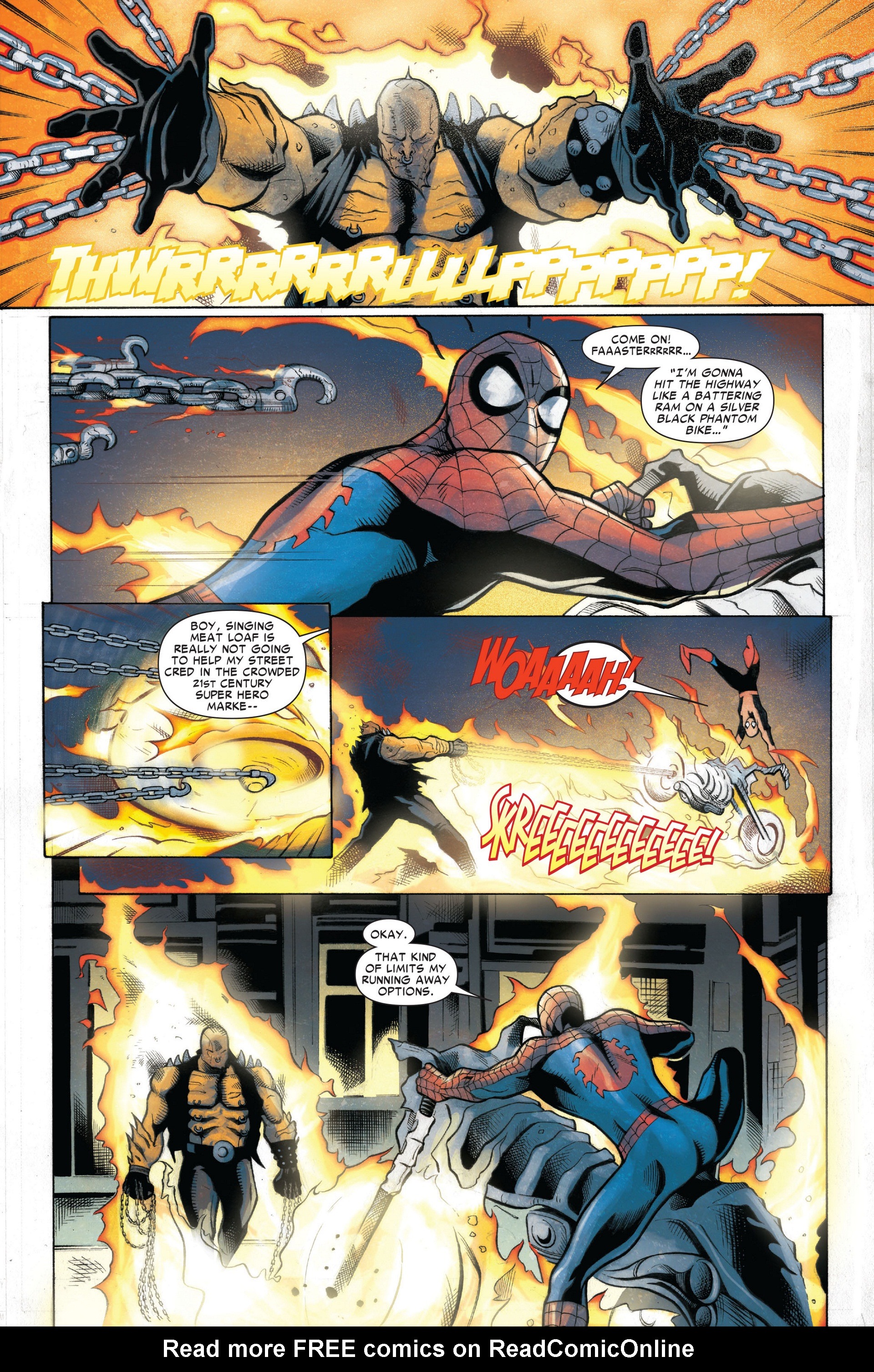 Read online Amazing Spider-Man/Ghost Rider: Motorstorm comic -  Issue # Full - 14