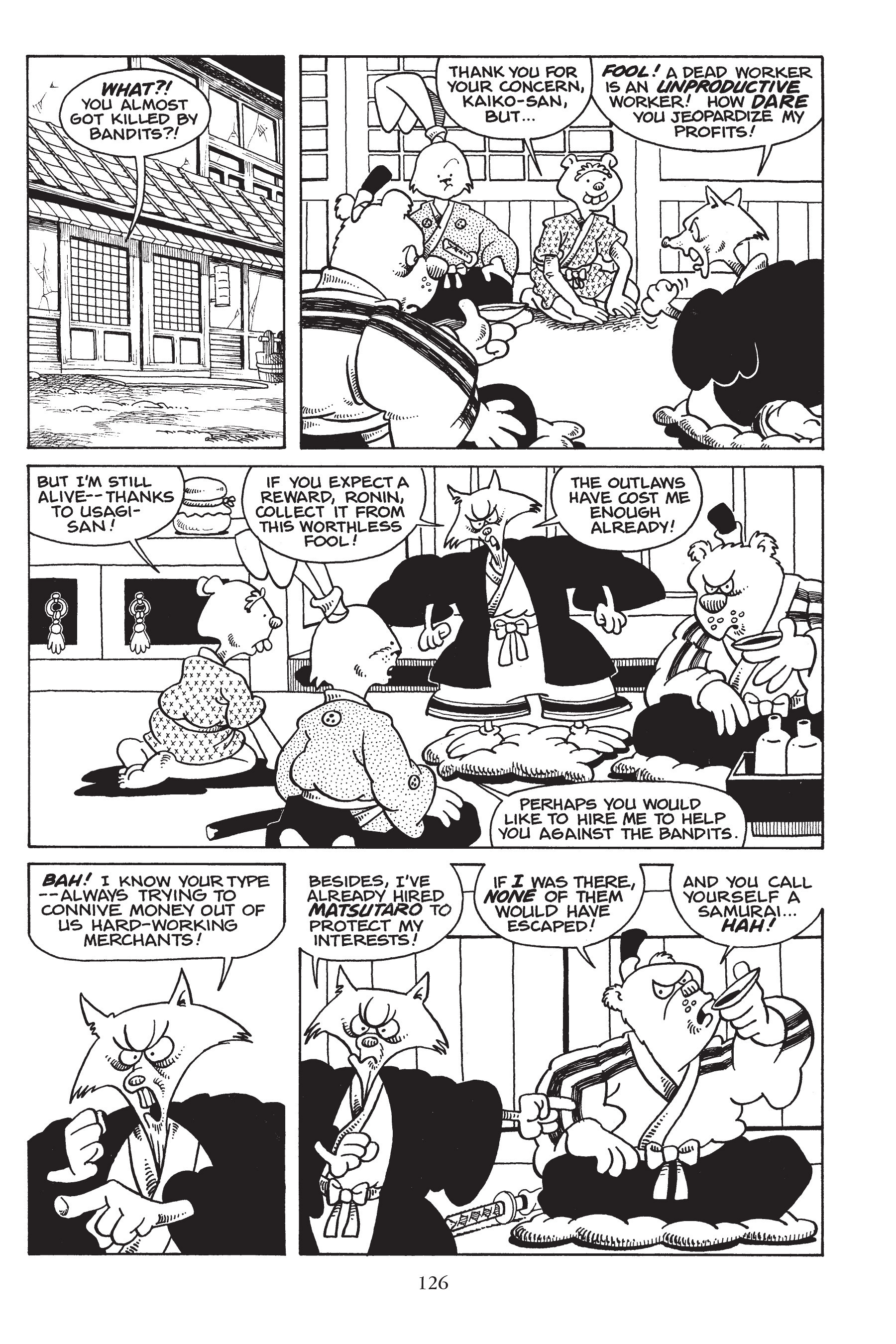 Read online Usagi Yojimbo (1987) comic -  Issue # _TPB 2 - 126