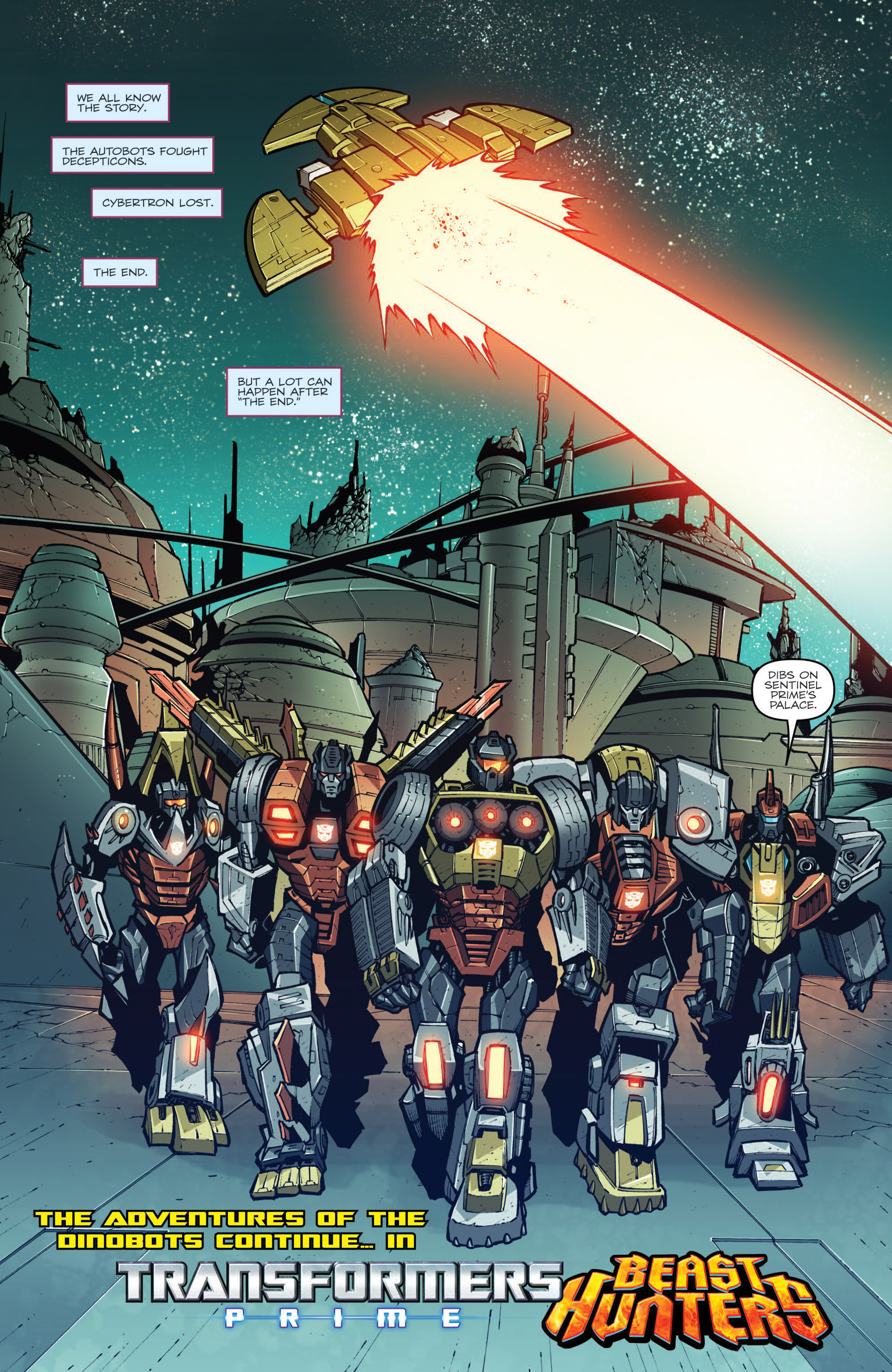 Read online The Transformers Prime: Rage of the Dinobots comic -  Issue #4 - 24