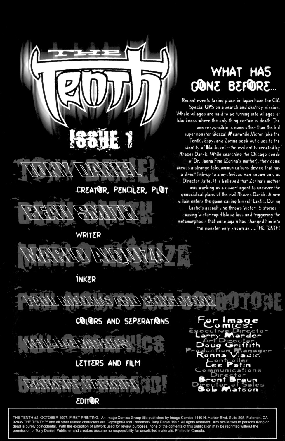 Read online The Tenth [II] comic -  Issue #2 - 2