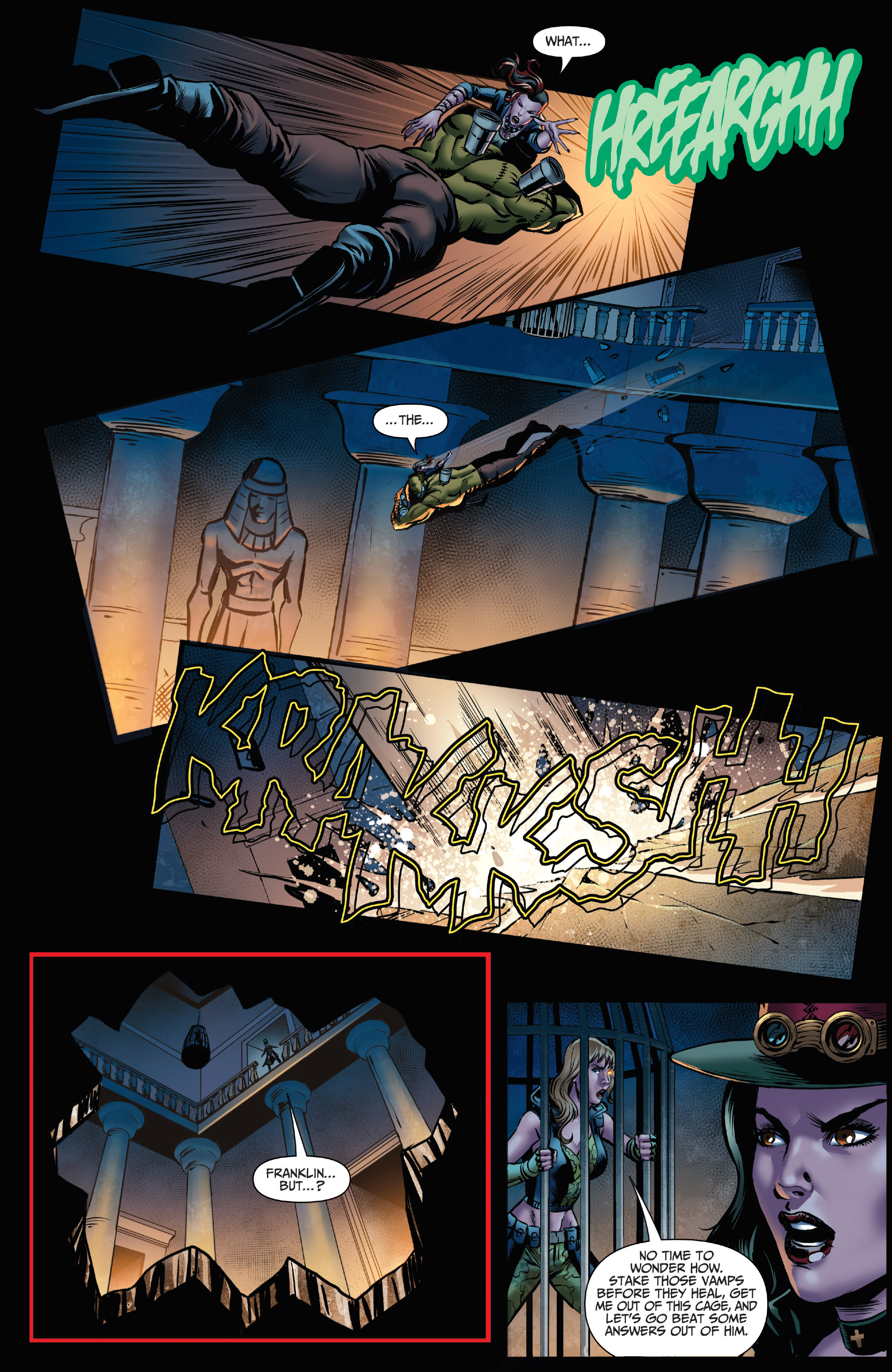 Read online Van Helsing vs The League of Monsters comic -  Issue #4 - 9