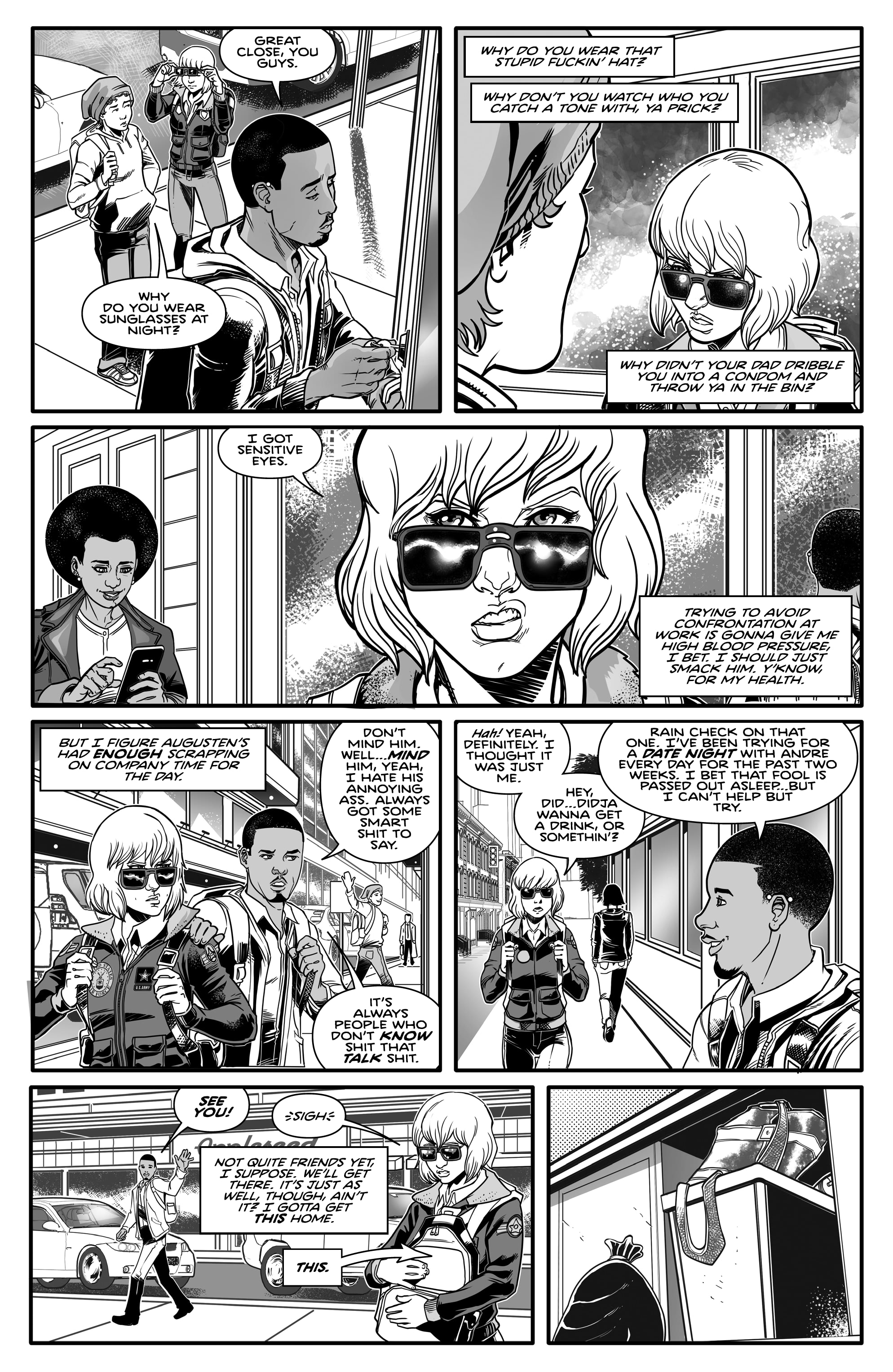 Read online Gangster Ass Barista comic -  Issue #1 - 13