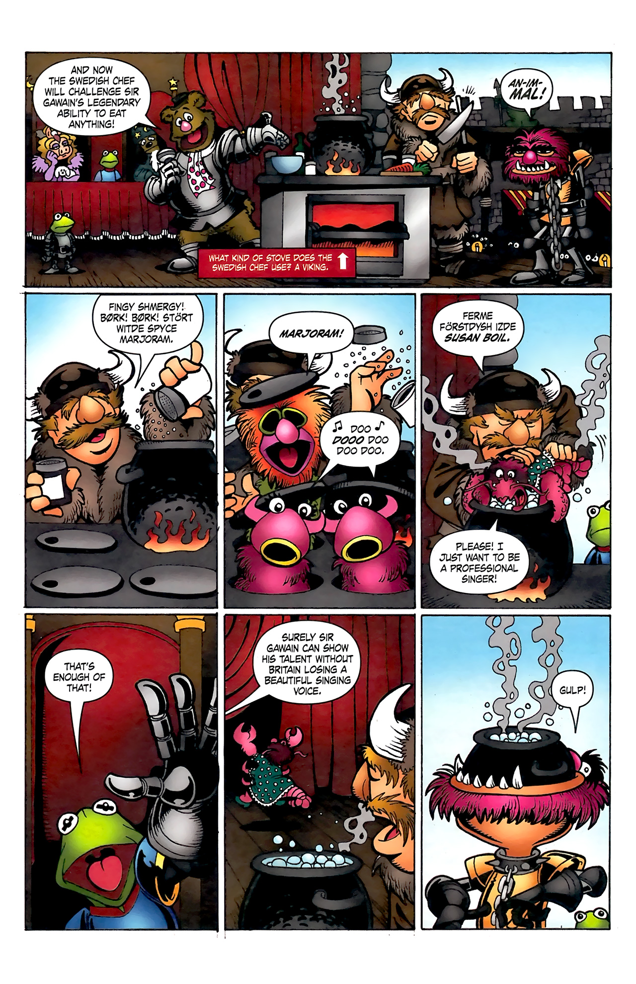 Read online Muppet King Arthur comic -  Issue #2 - 19