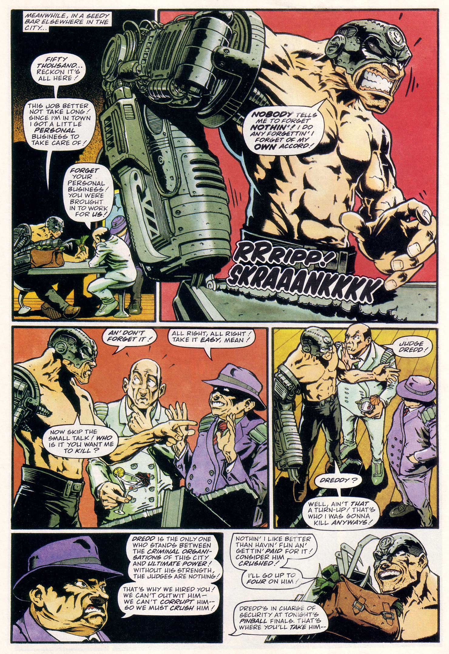 Read online Judge Dredd Lawman of the Future comic -  Issue #3 - 8