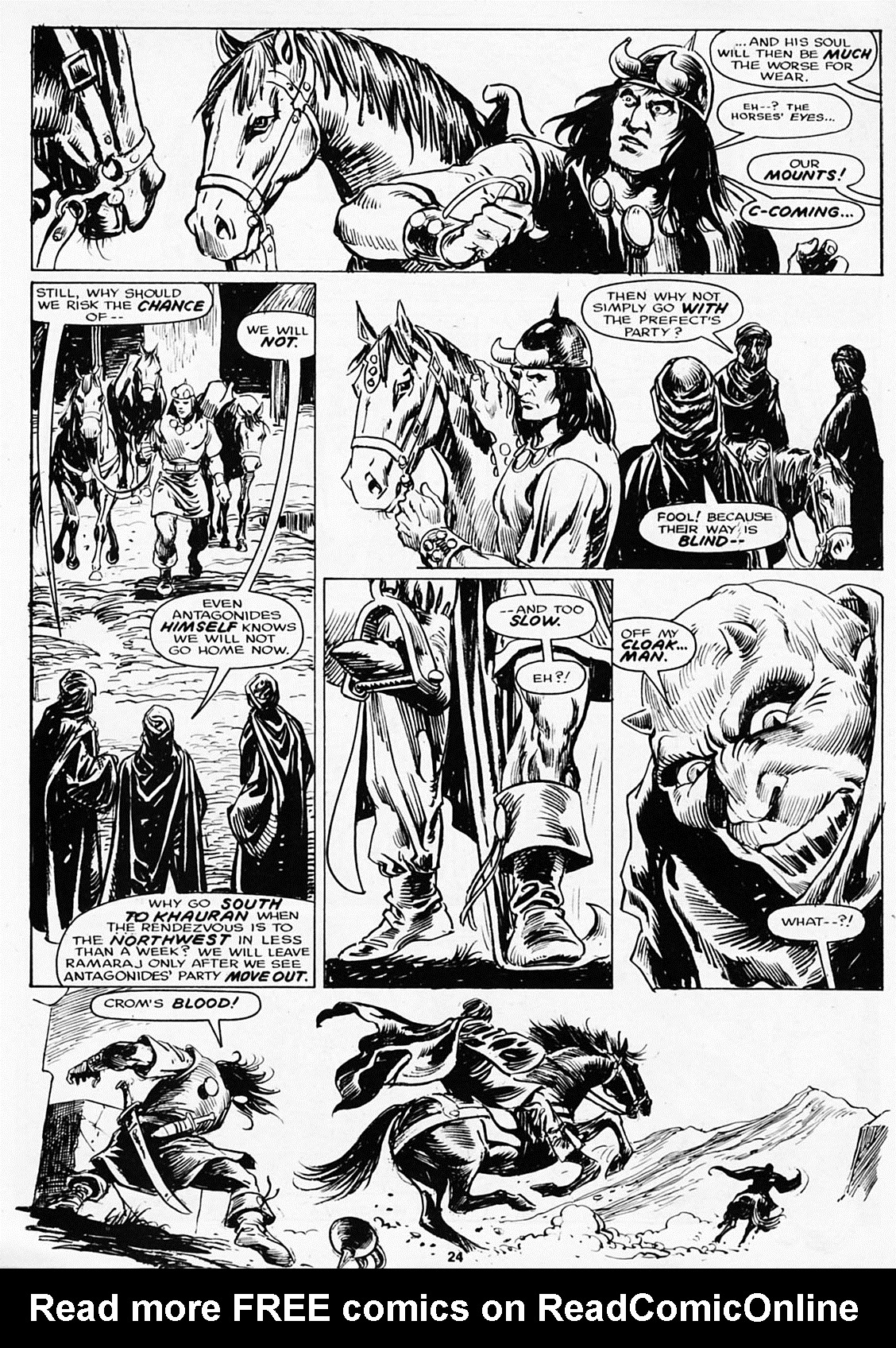 Read online The Savage Sword Of Conan comic -  Issue #180 - 26