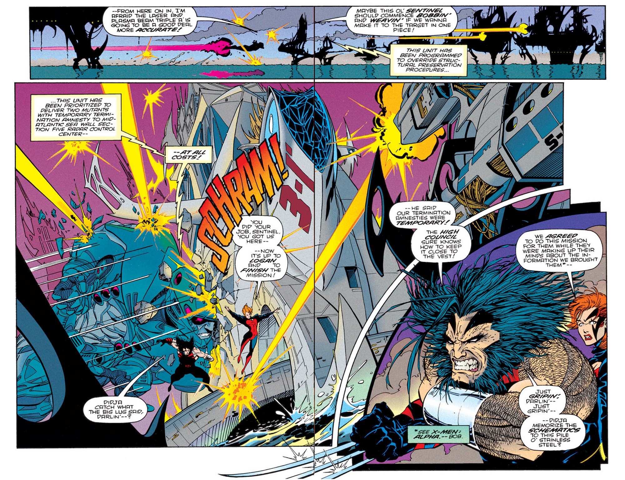 Read online Weapon X (1995) comic -  Issue #1 - 4