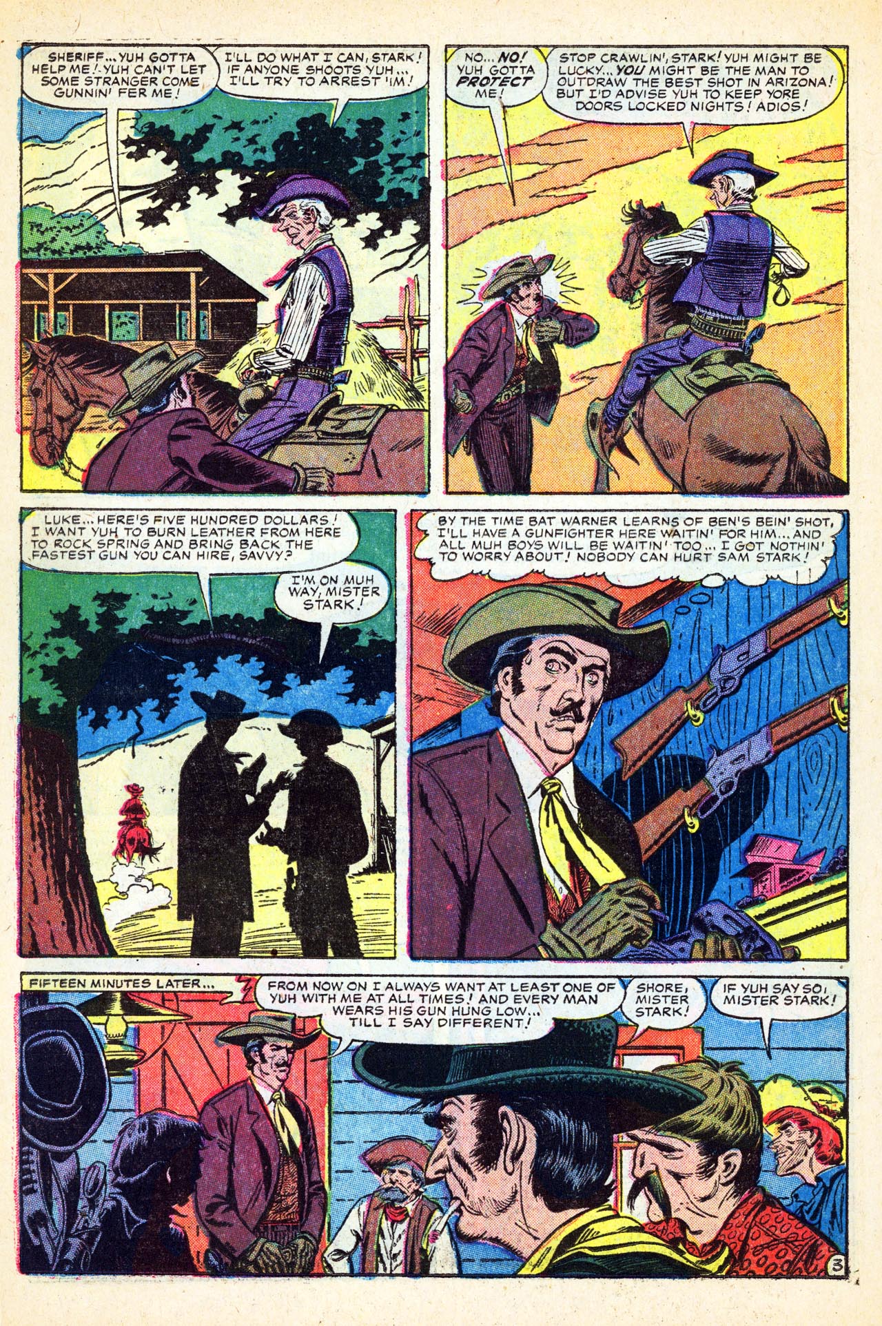 Read online Six-Gun Western comic -  Issue #1 - 22