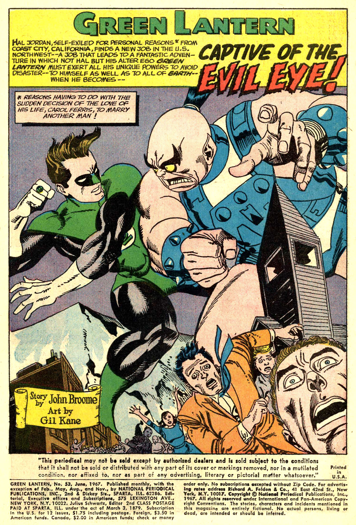 Read online Green Lantern (1960) comic -  Issue #53 - 3