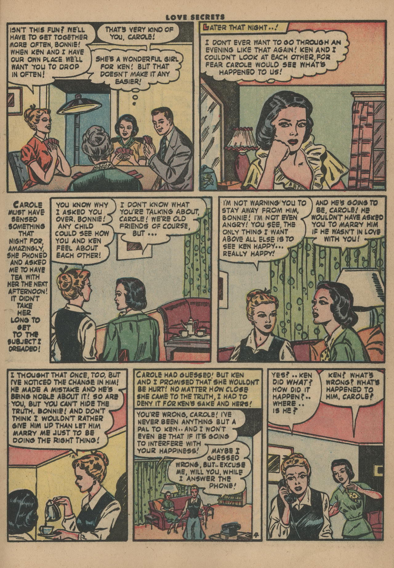 Read online Love Secrets (1953) comic -  Issue #33 - 15