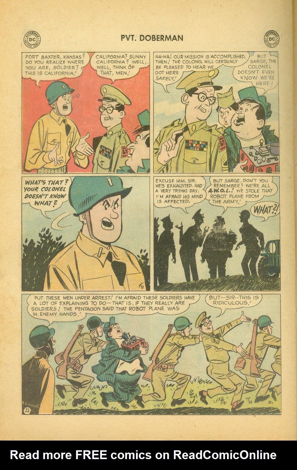 Read online Sgt. Bilko's Pvt. Doberman comic -  Issue #4 - 28