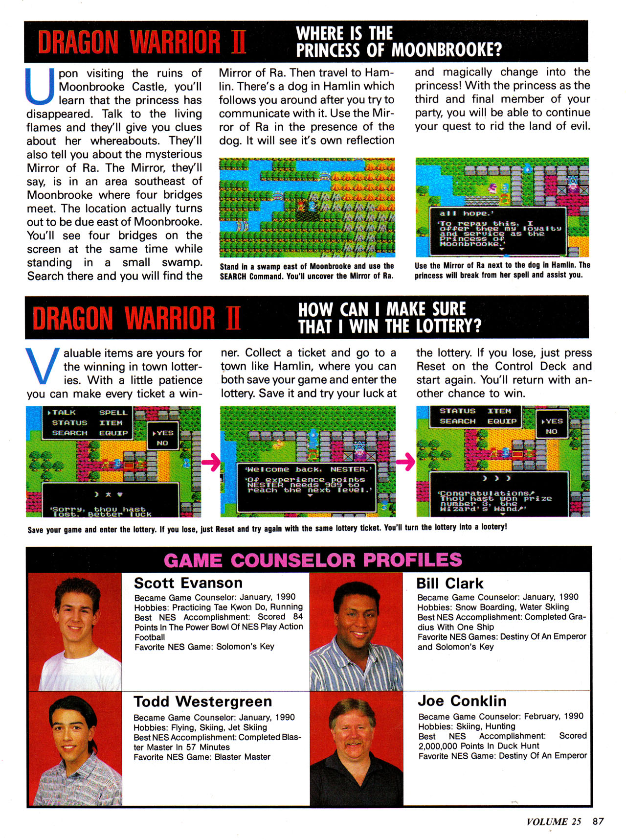 Read online Nintendo Power comic -  Issue #25 - 95