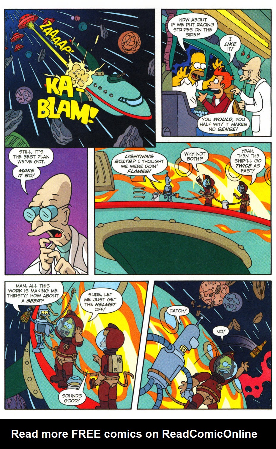 Read online The Simpsons/Futurama Crossover Crisis II comic -  Issue #2 - 5