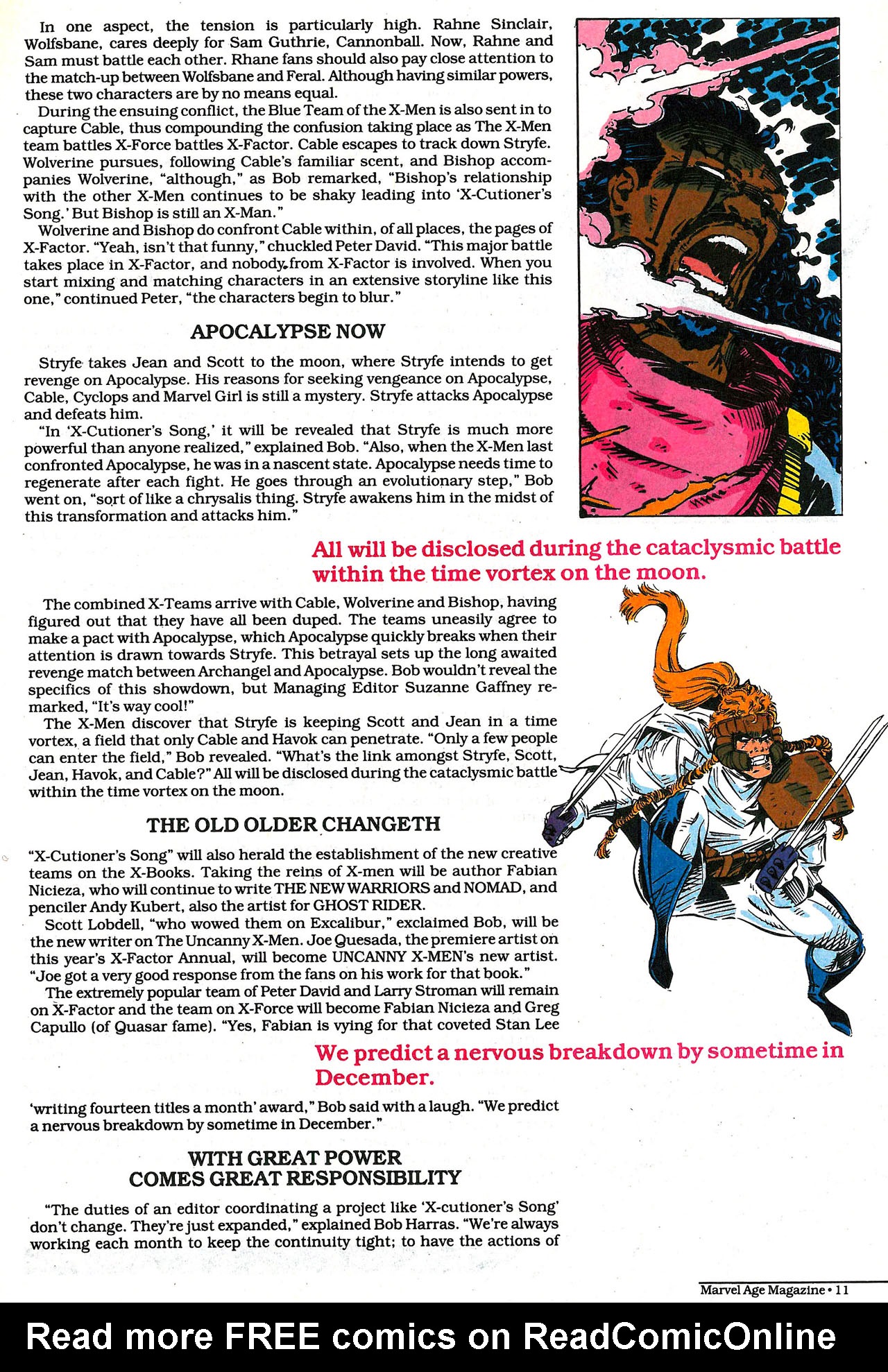 Read online Marvel Age comic -  Issue #116 - 13