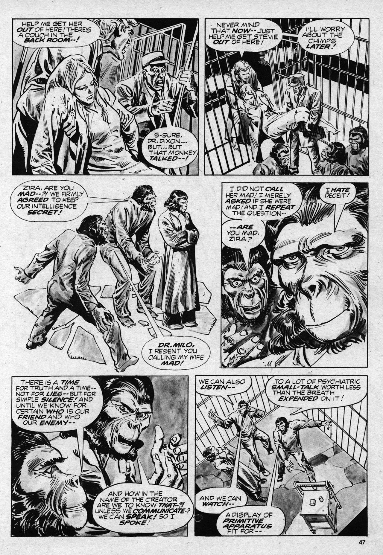 Read online Planet of the Apes comic -  Issue #13 - 47