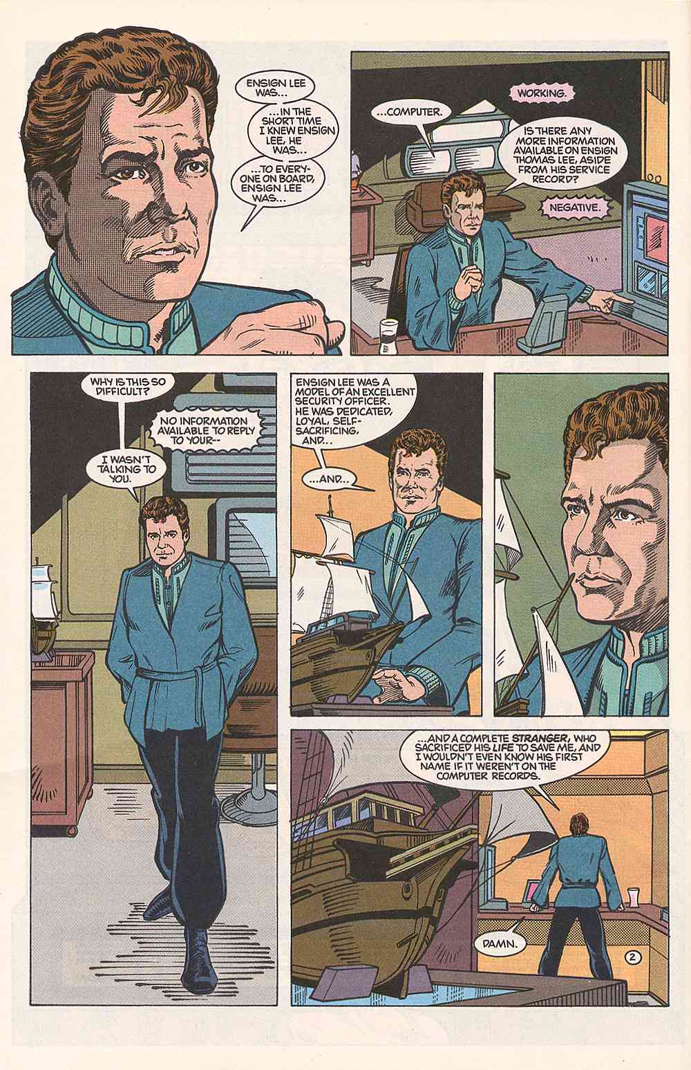 Read online Star Trek (1989) comic -  Issue #19 - 3