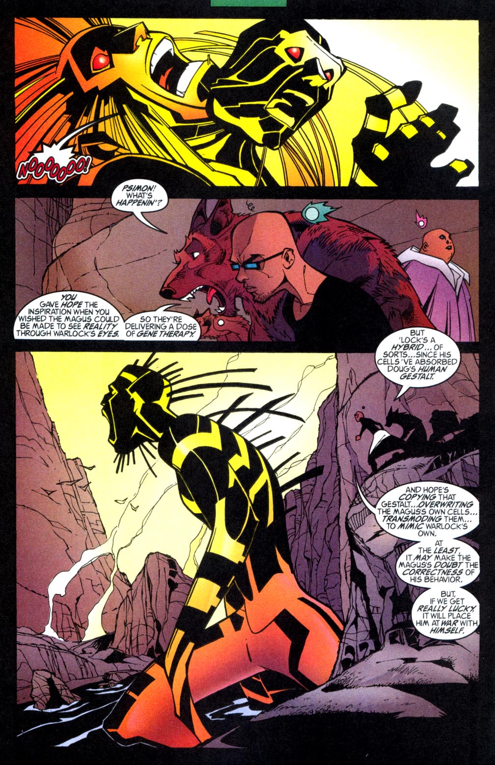 Read online Warlock (1999) comic -  Issue #9 - 18