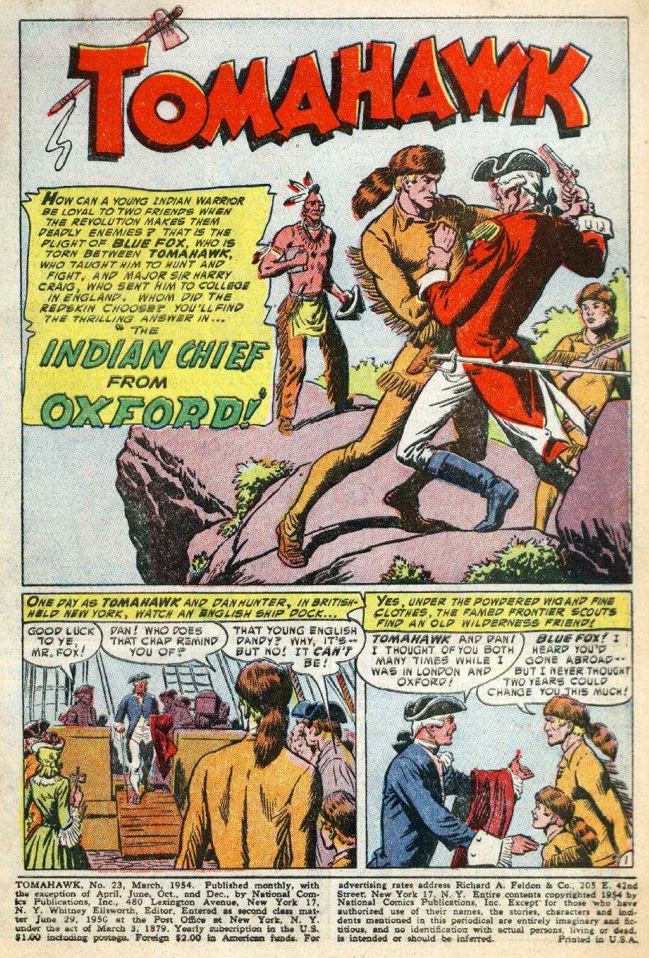 Read online Tomahawk comic -  Issue #23 - 3