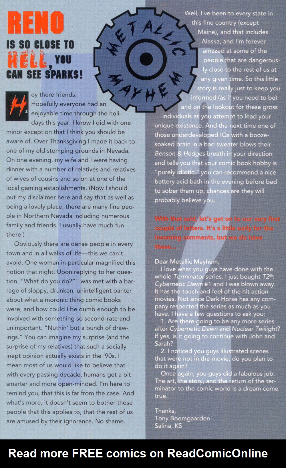 Read online T2: Cybernetic Dawn comic -  Issue #3 - 24