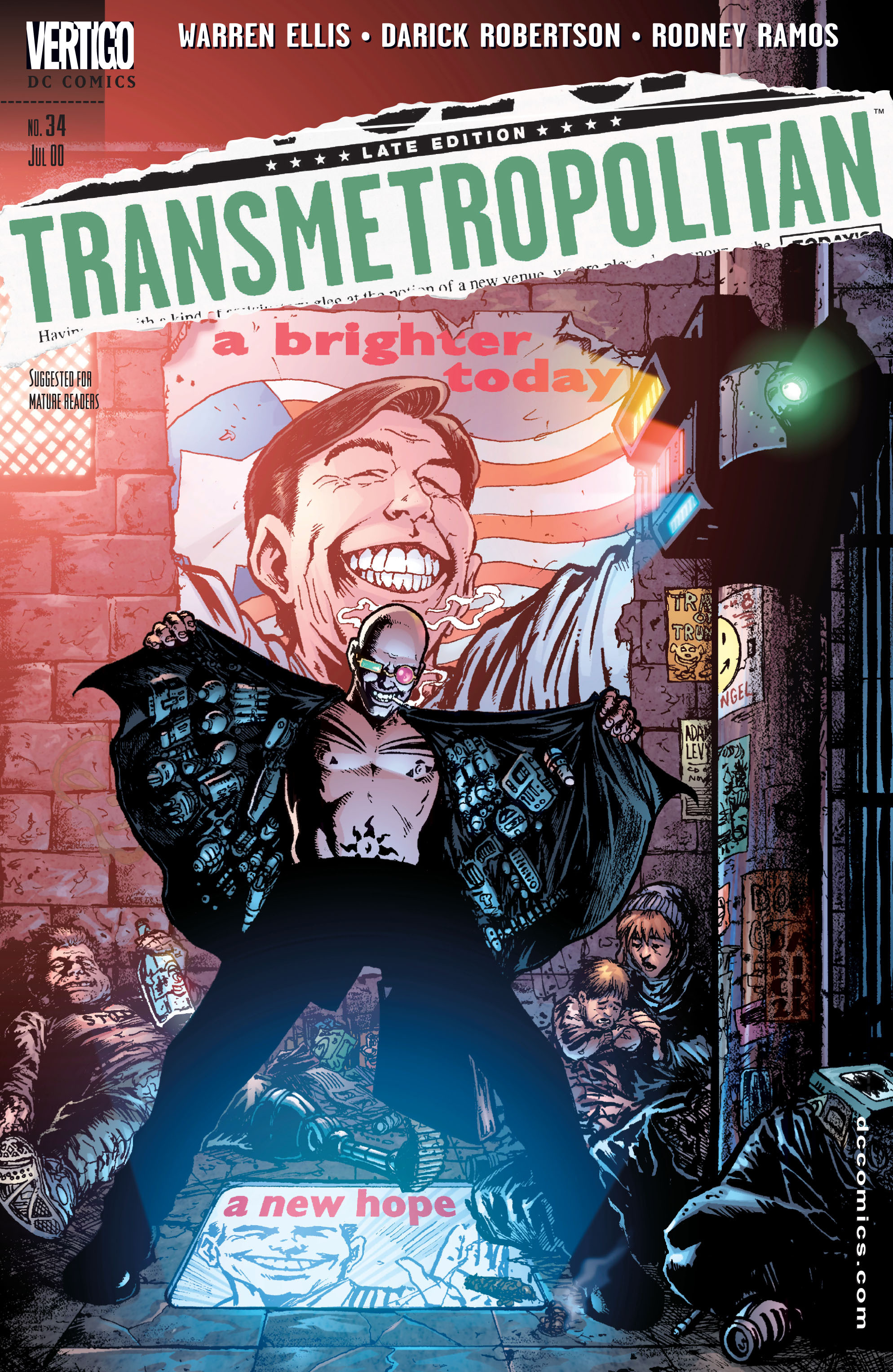Read online Transmetropolitan comic -  Issue #34 - 1