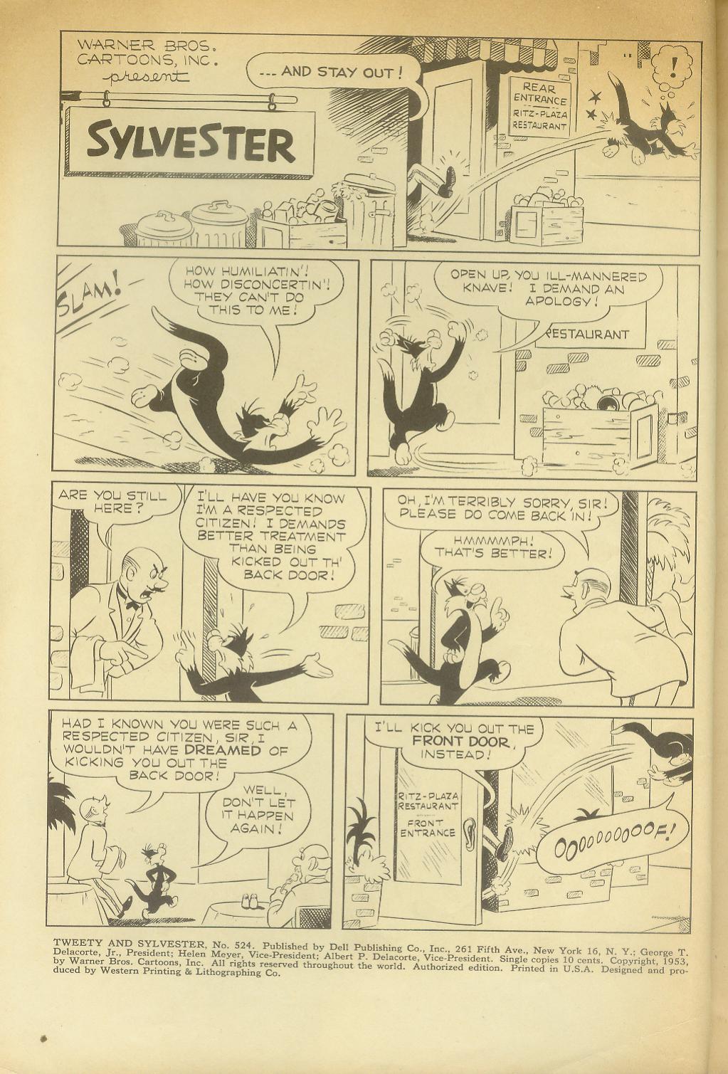 Read online Four Color Comics comic -  Issue #524 - 2