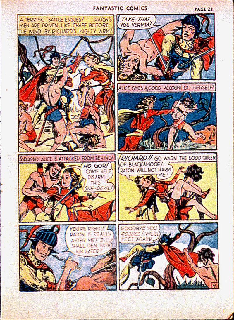 Read online Fantastic Comics comic -  Issue #13 - 26