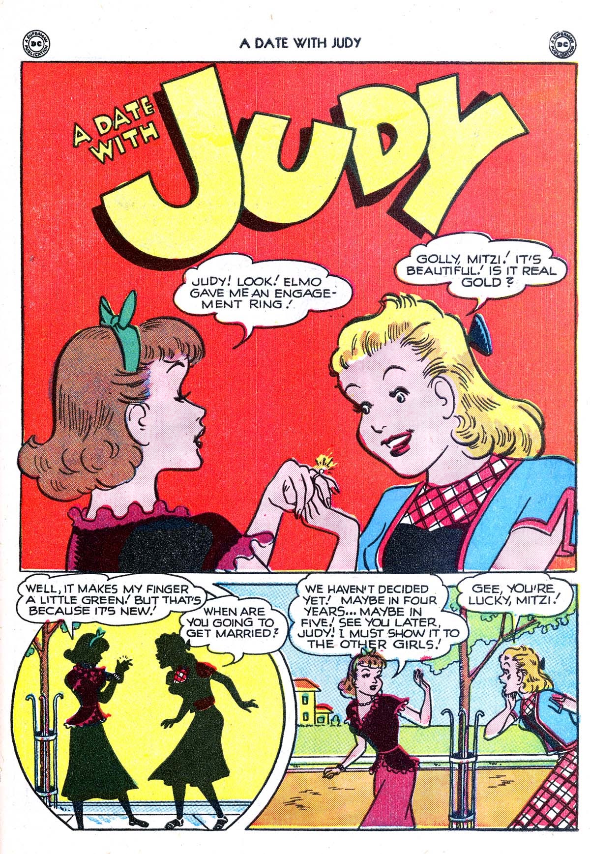Read online A Date with Judy comic -  Issue #9 - 39