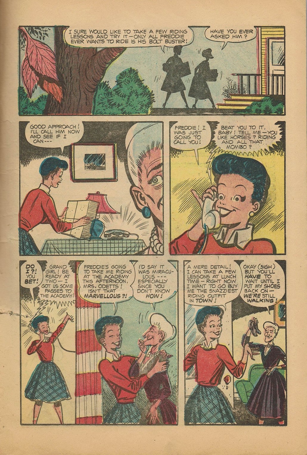 Read online My Little Margie (1954) comic -  Issue #7 - 18
