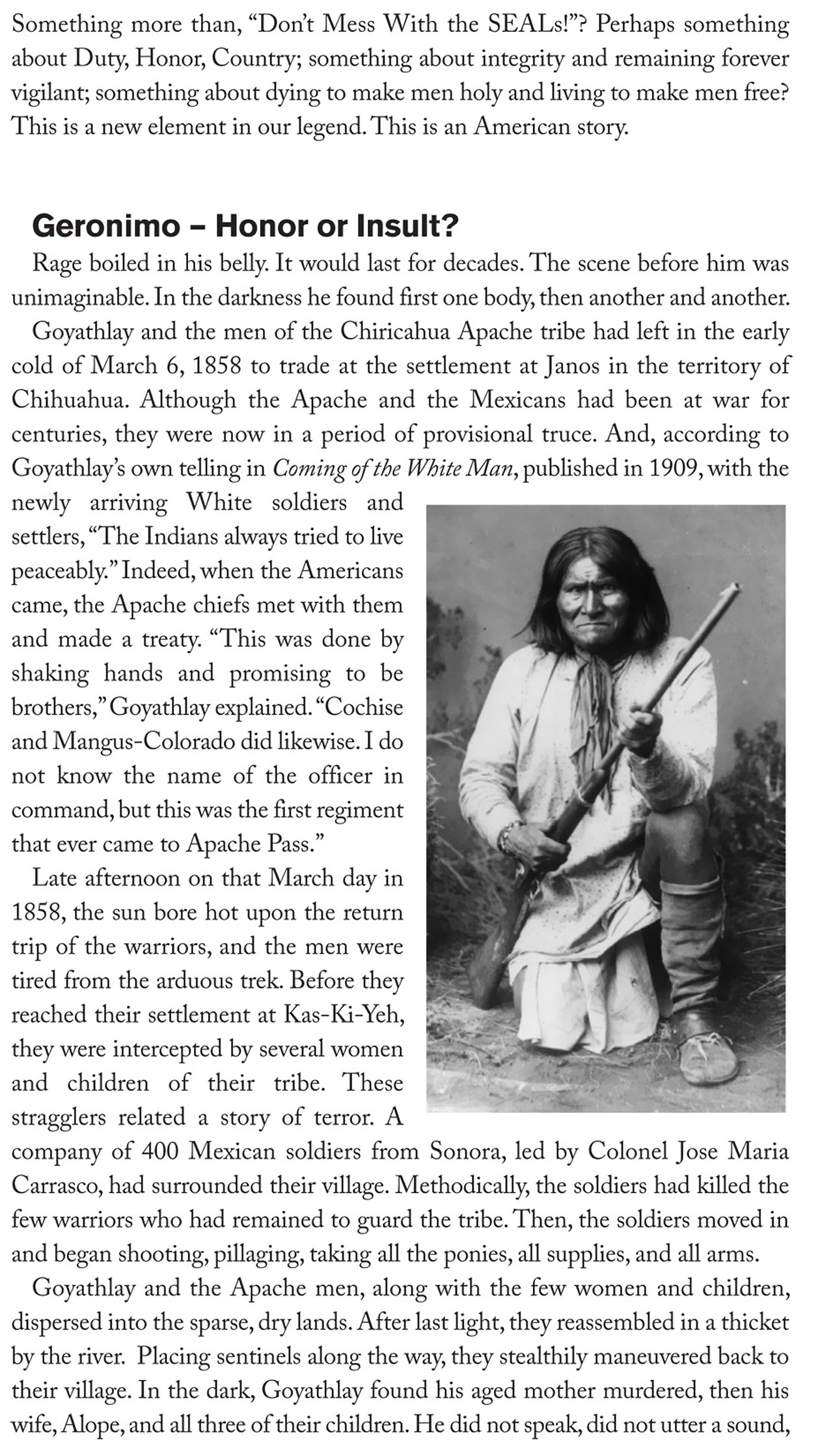 Read online Code Word: Geronimo comic -  Issue # TPB - 77