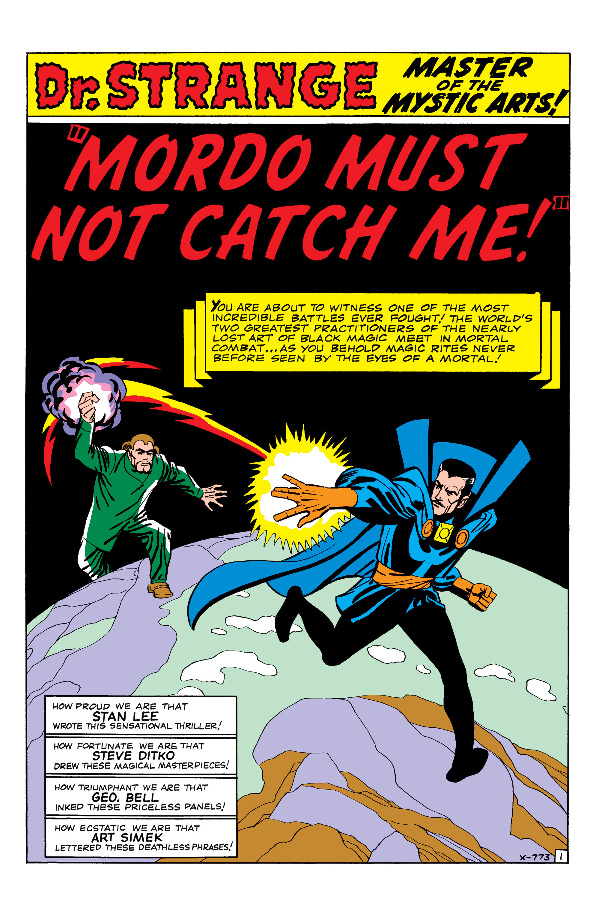 Read online Marvel Masterworks: Doctor Strange comic -  Issue # TPB 1 - 120