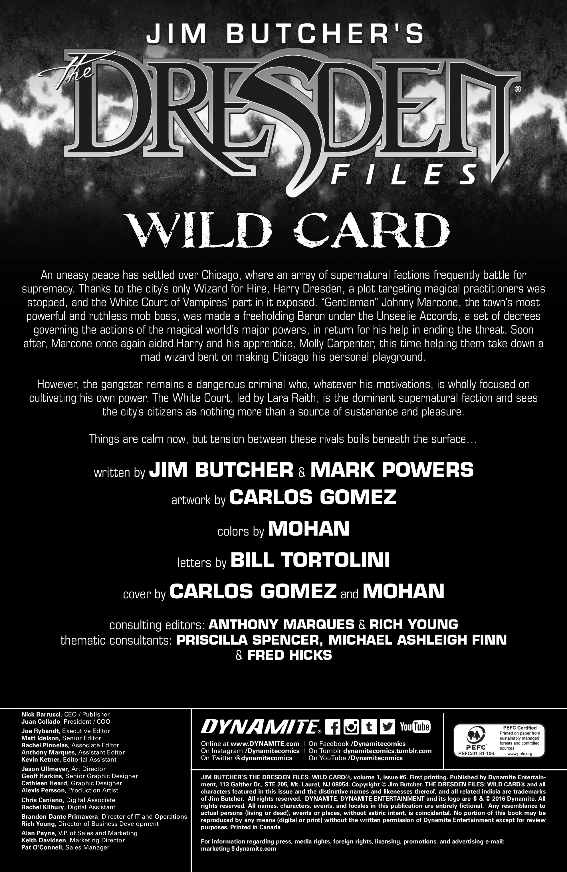 Read online Jim Butcher's The Dresden Files: Wild Card comic -  Issue #6 - 2