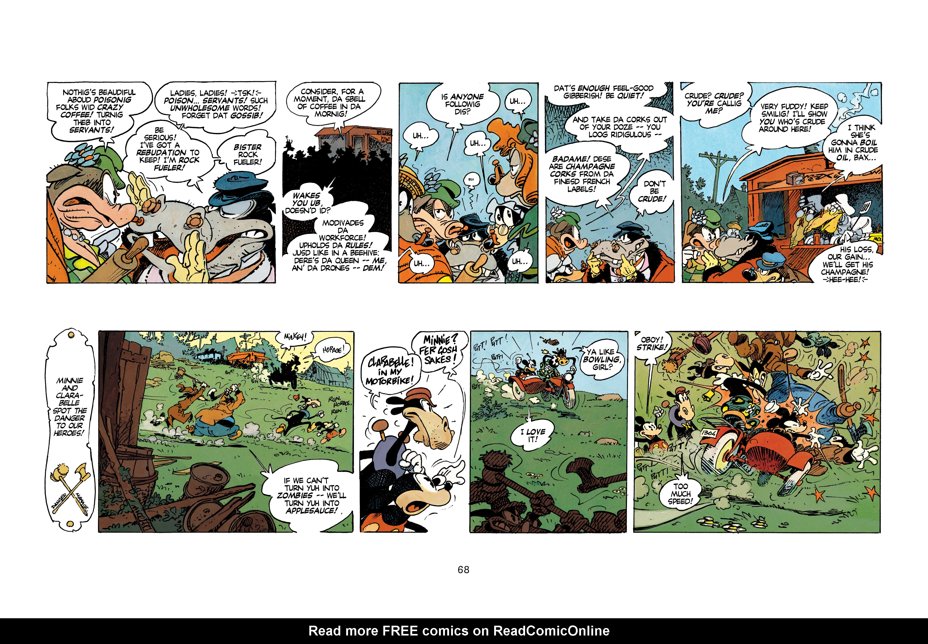 Read online Mickey Mouse: Zombie Coffee comic -  Issue # TPB - 69