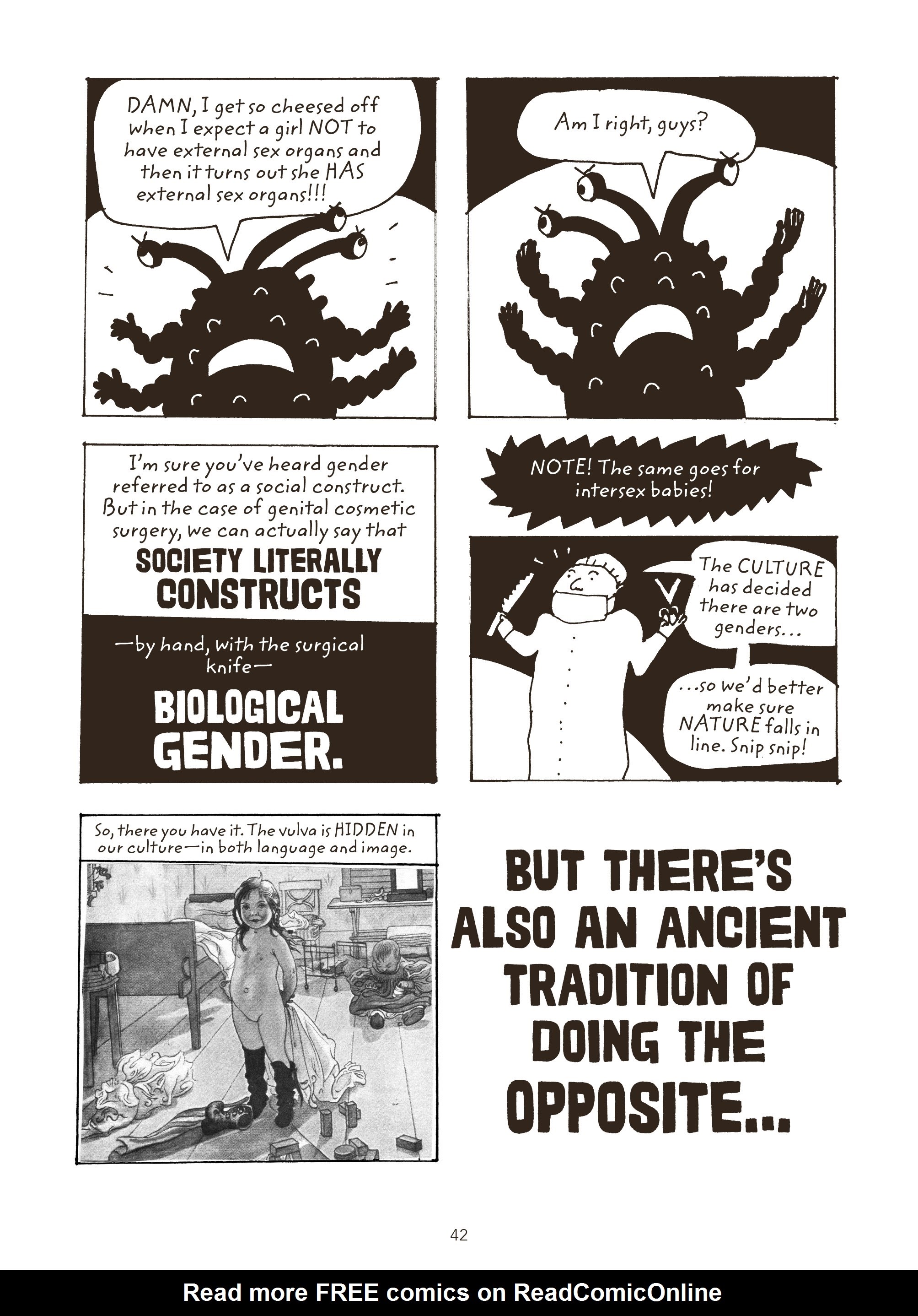 Read online Fruit of Knowledge: The Vulva Vs. The Patriarchy comic -  Issue # TPB - 42