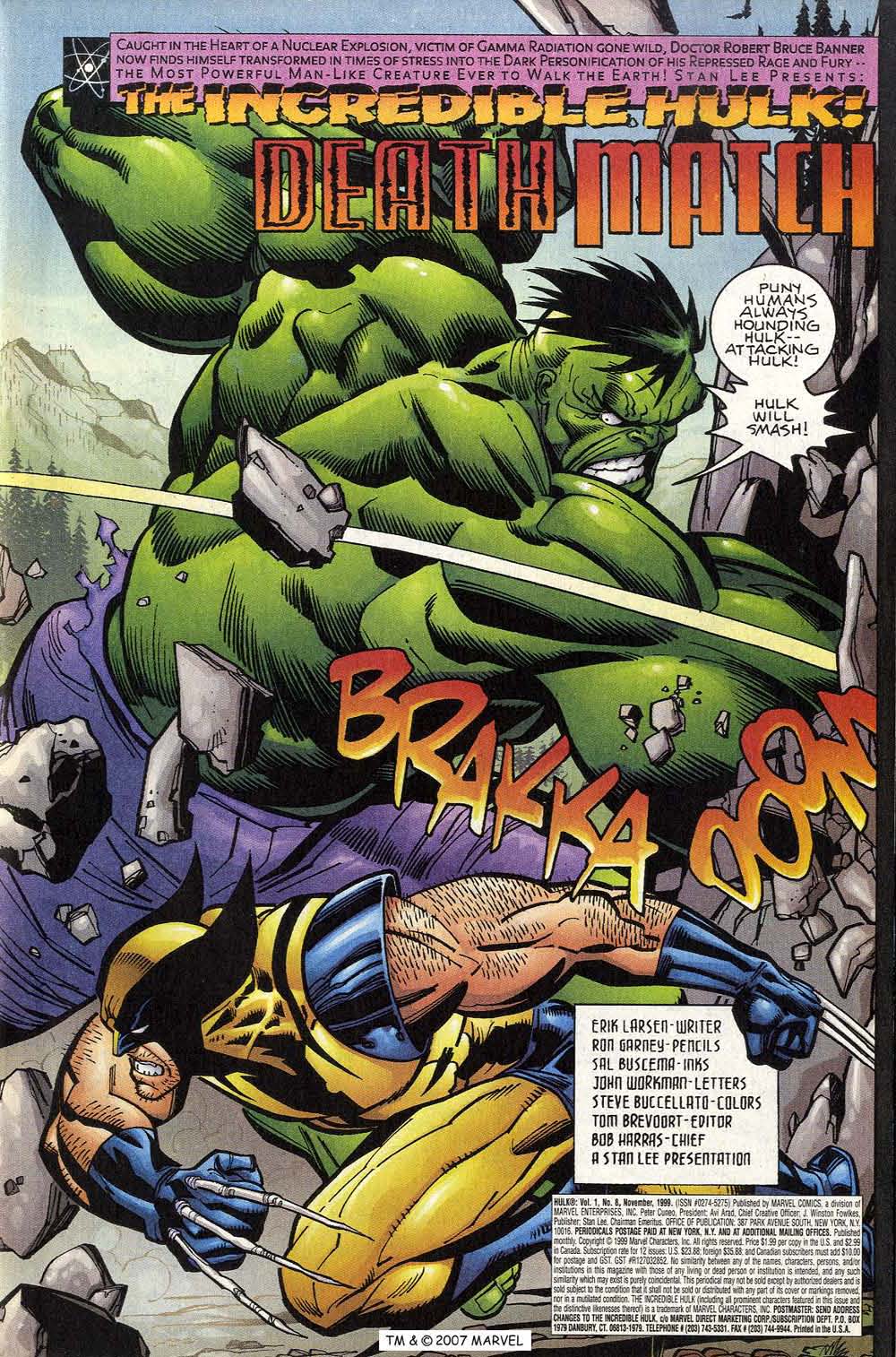 Read online Hulk (1999) comic -  Issue #8 - 5