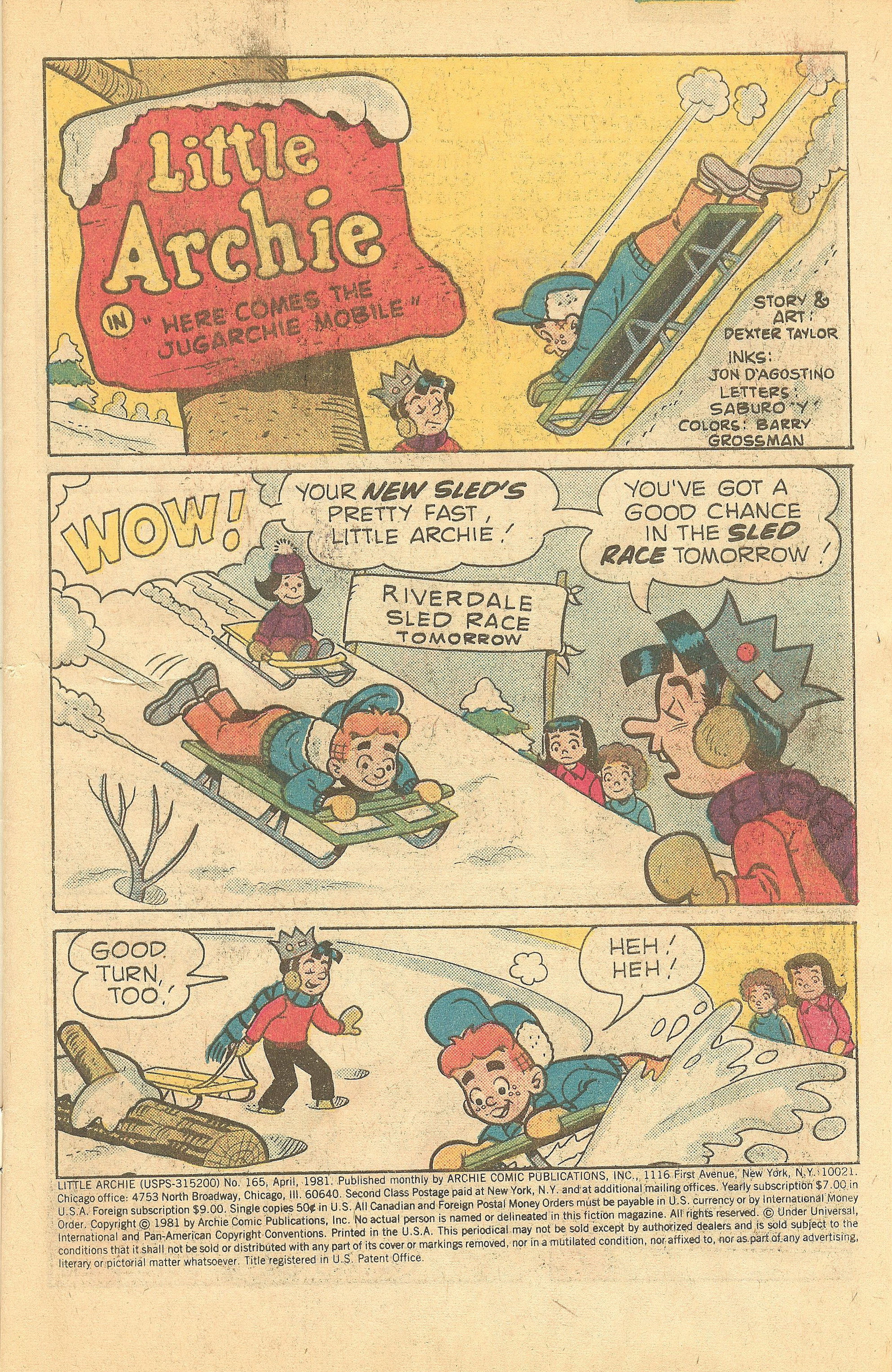 Read online The Adventures of Little Archie comic -  Issue #165 - 3