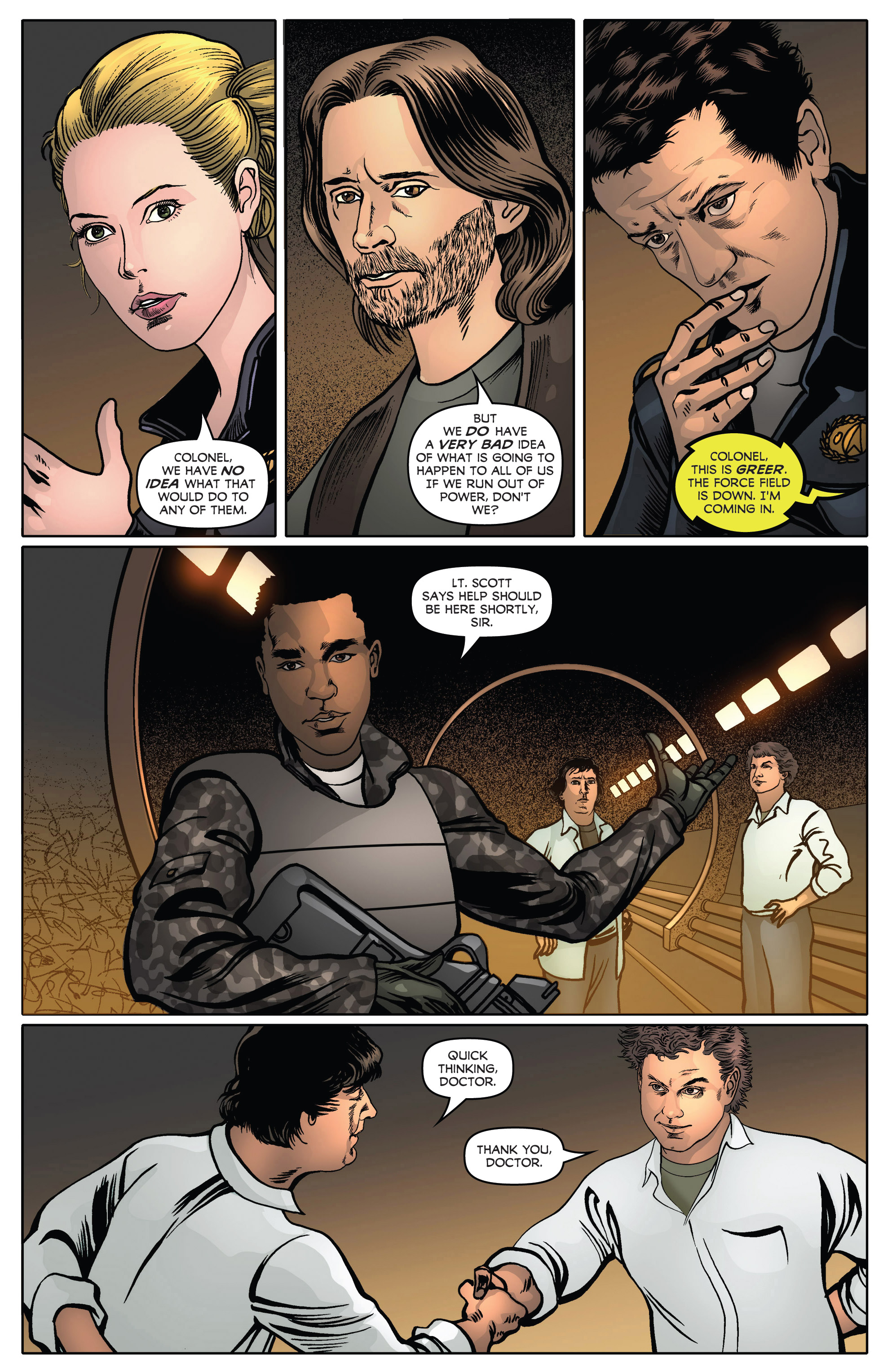 Read online Stargate Universe comic -  Issue #3 - 8