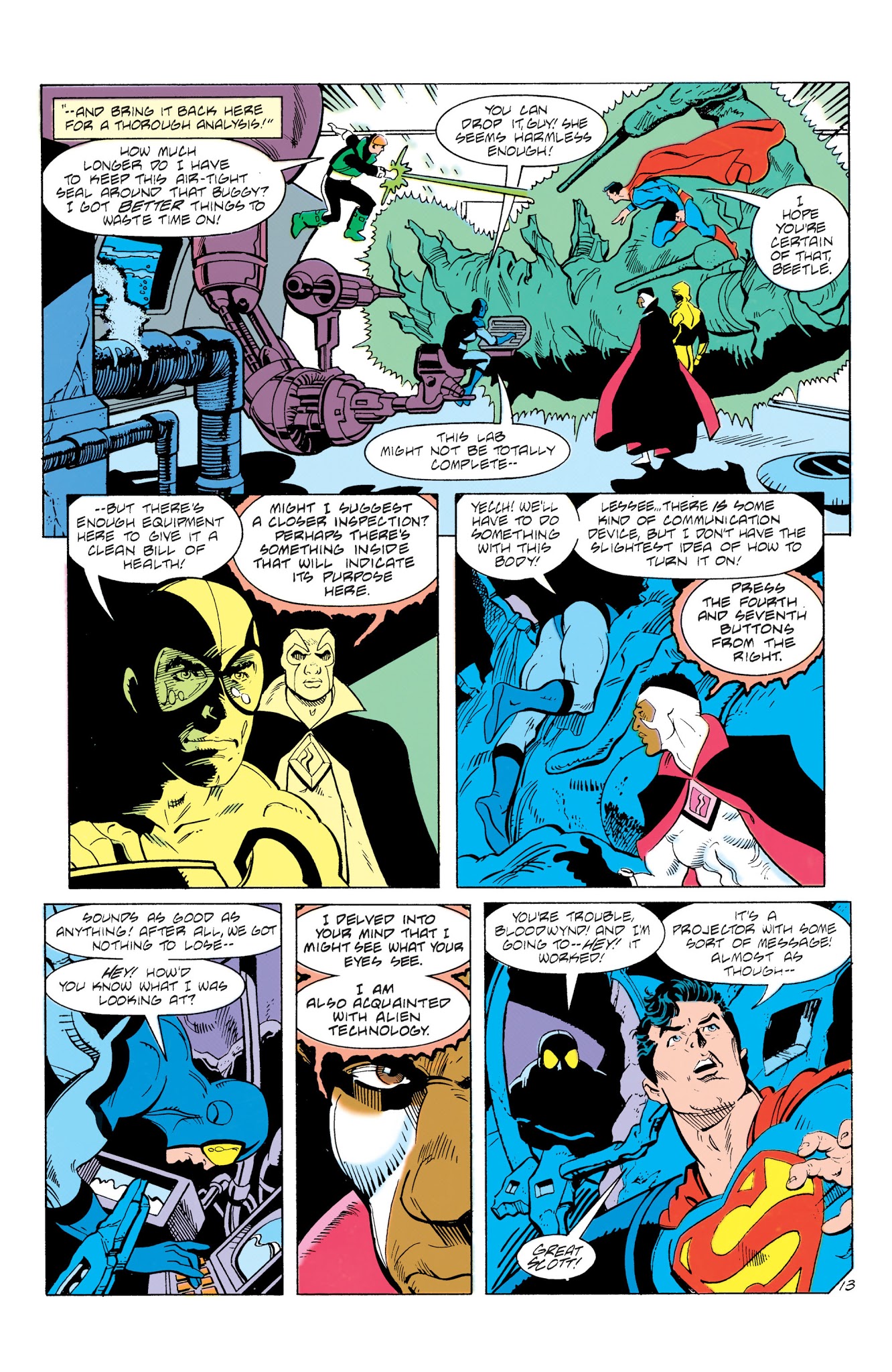 Read online Superman & The Justice League America comic -  Issue #1 - 104