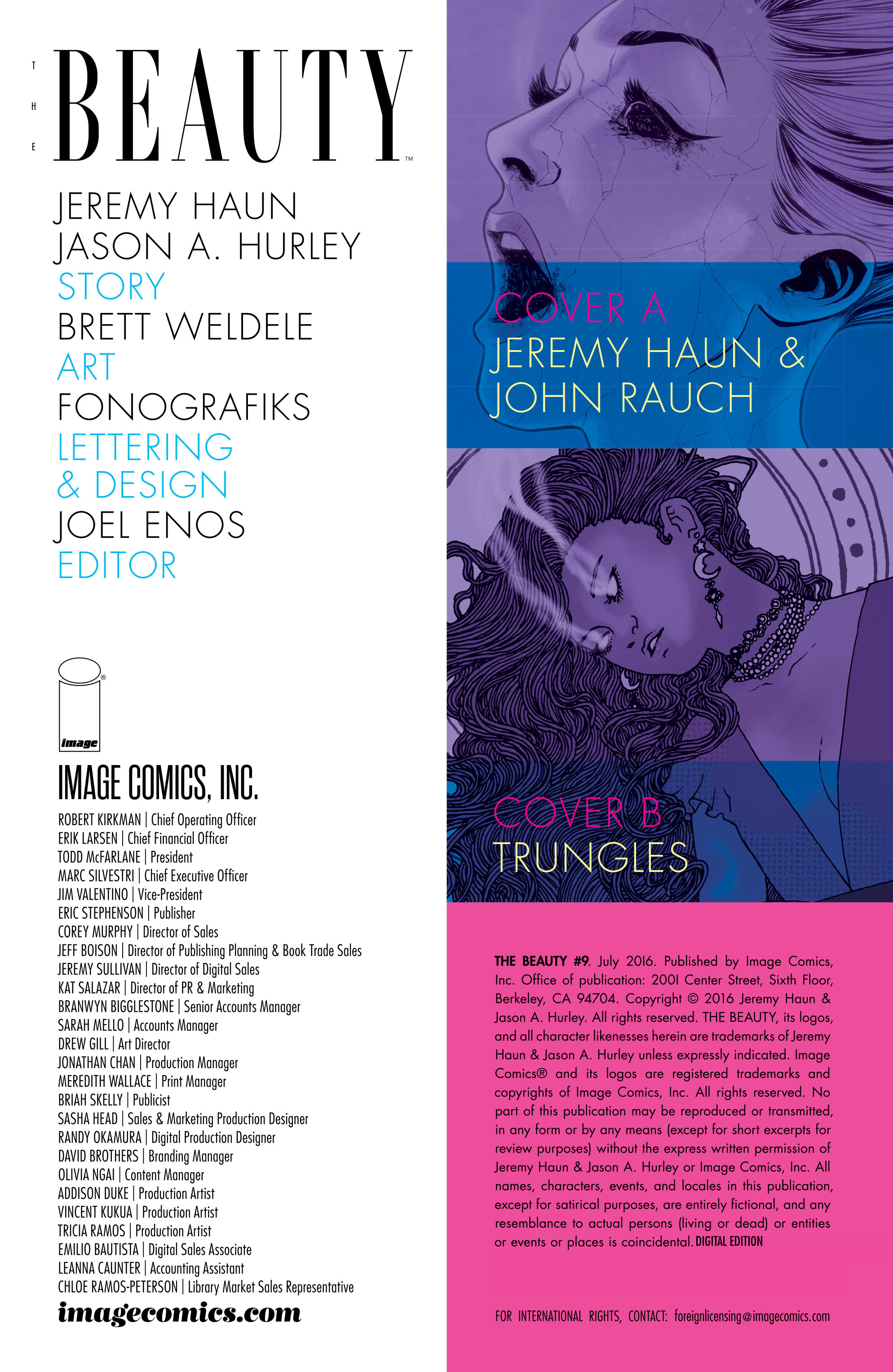 Read online The Beauty comic -  Issue #9 - 2
