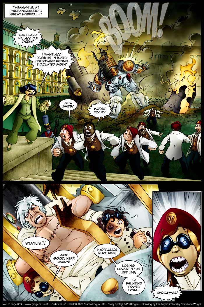 Read online Girl Genius (2002) comic -  Issue #10 - 4