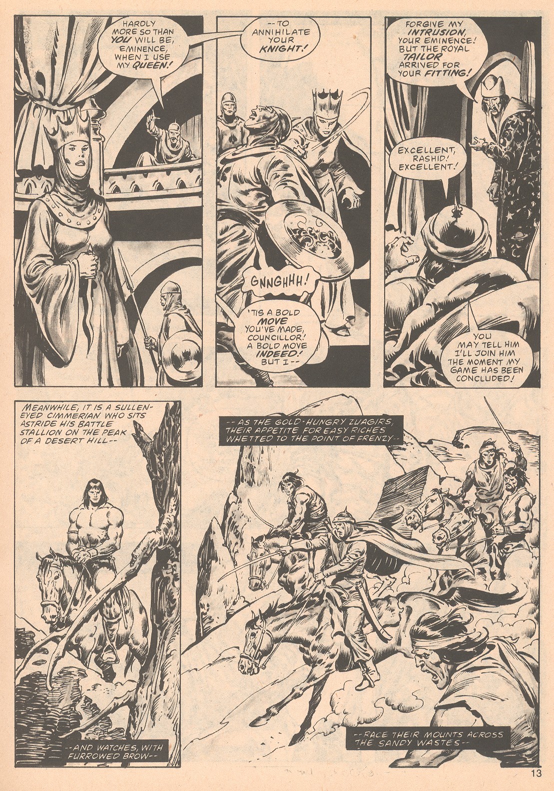 Read online The Savage Sword Of Conan comic -  Issue #63 - 13
