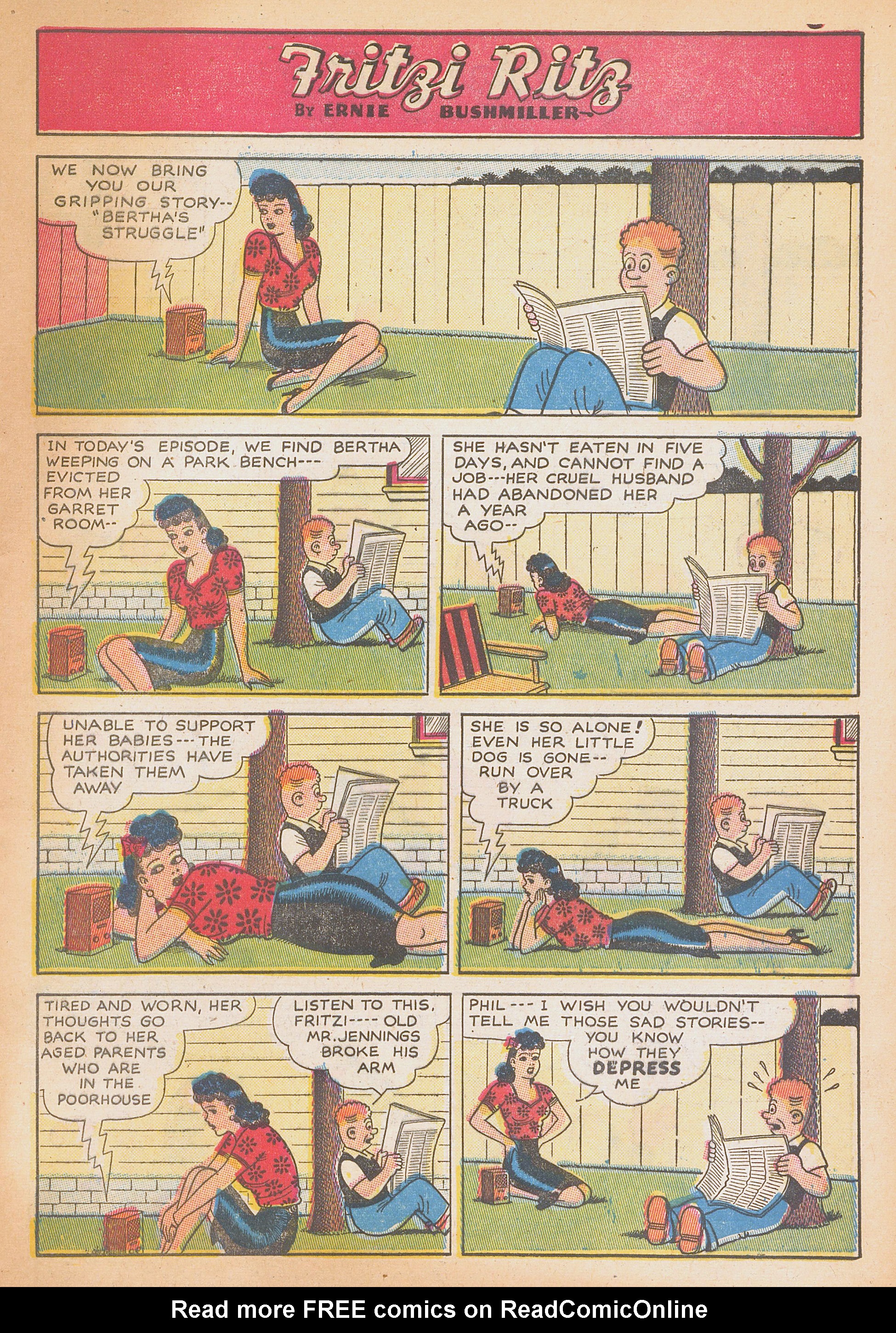 Read online Fritzi Ritz (1953) comic -  Issue #43 - 3