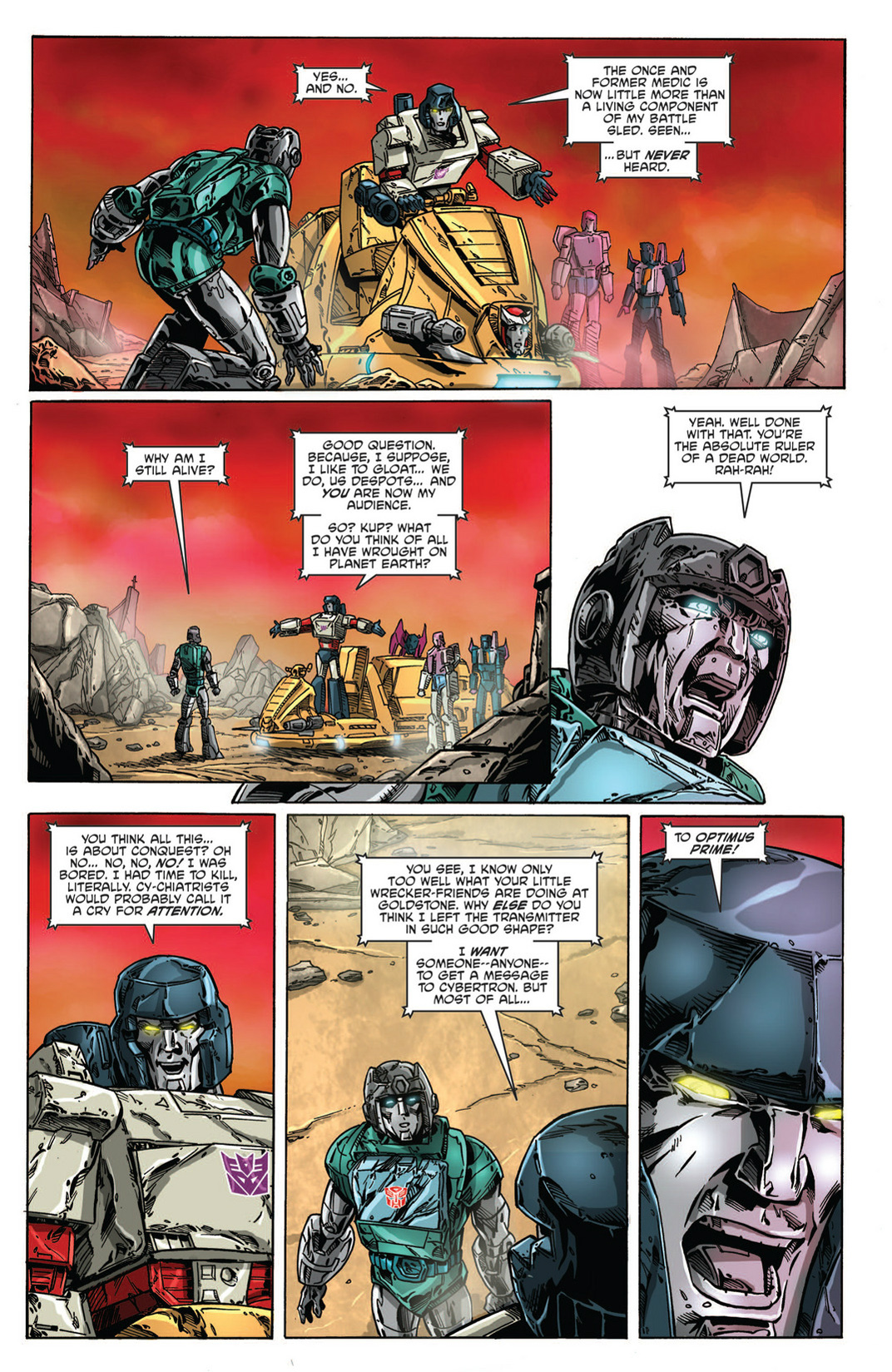 Read online The Transformers: Regeneration One comic -  Issue #82 - 22
